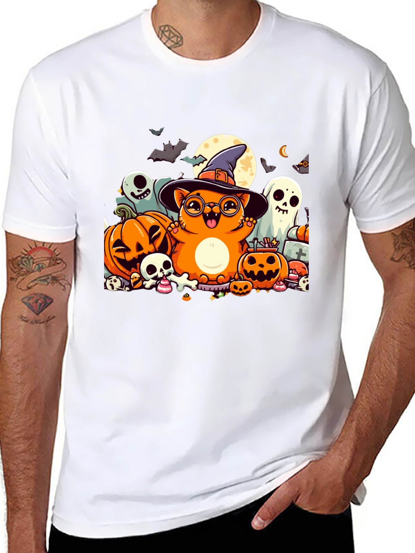 Halloween Cat T-Shirt