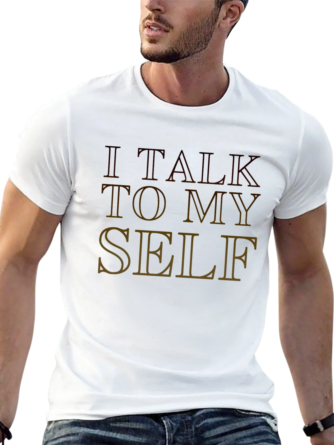 I Talk To Myself Graphic Tee