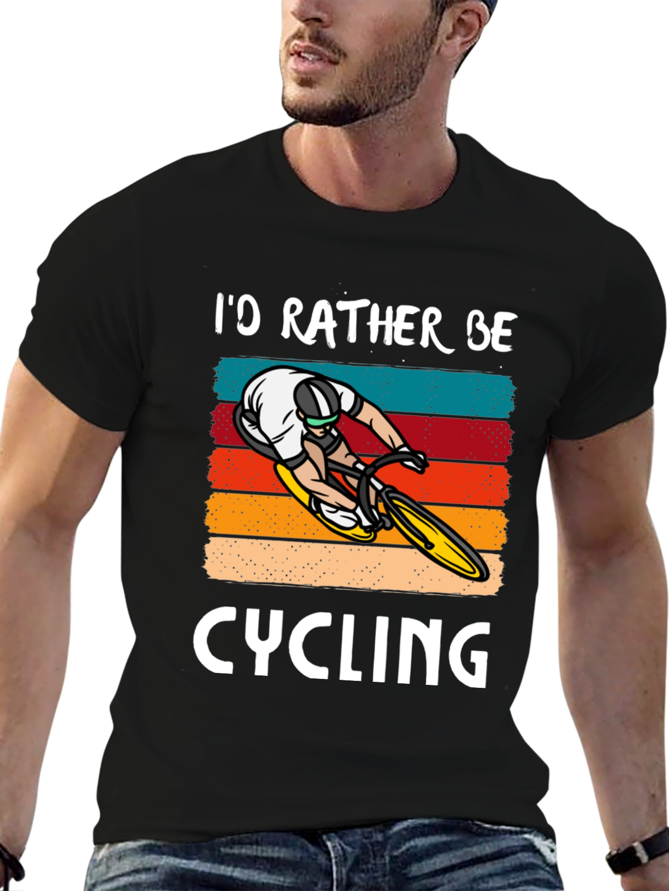 Id Rather Be Cycling T-Shirt - Bike Lover Tee