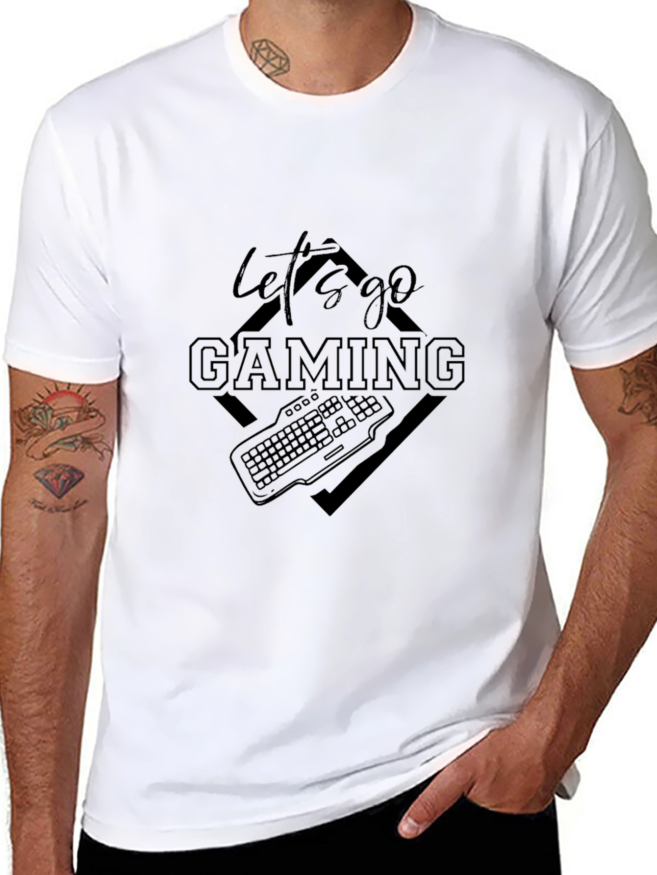 Lets Go Gaming T-Shirt - Gamer Style