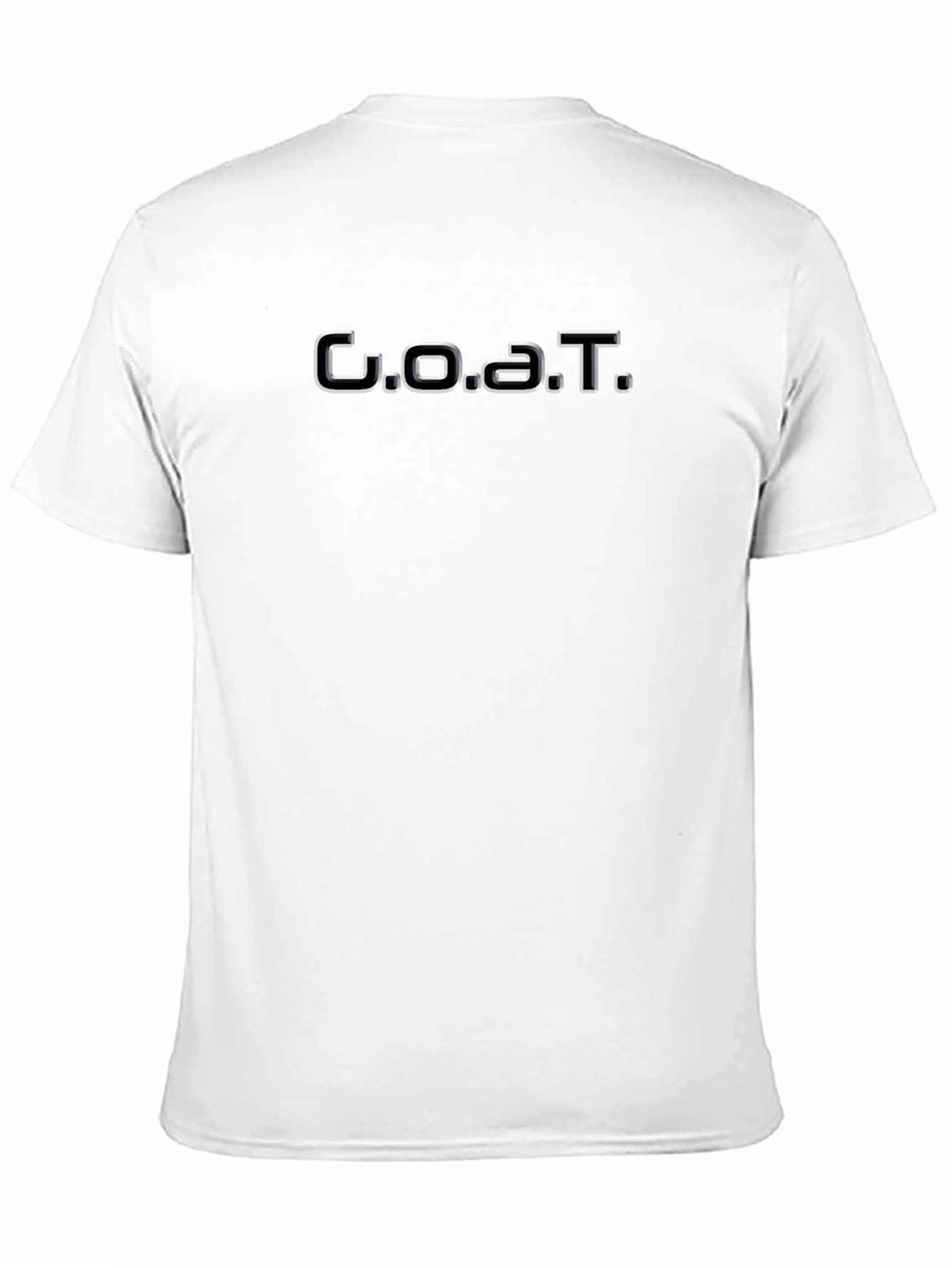 GOAT Embossed Crew Neck Tee - Black