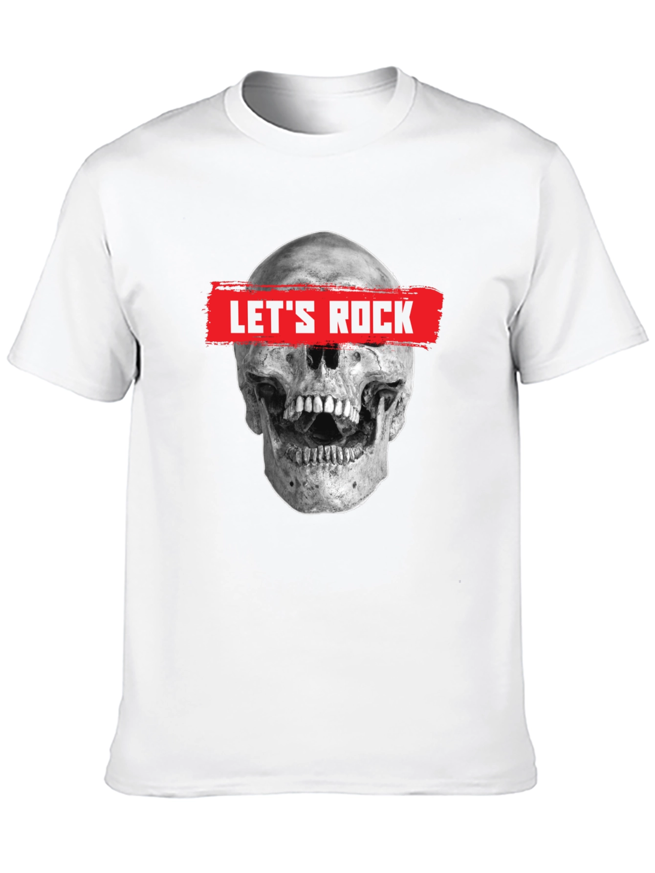 Lets Rock Skull Graphic Tee