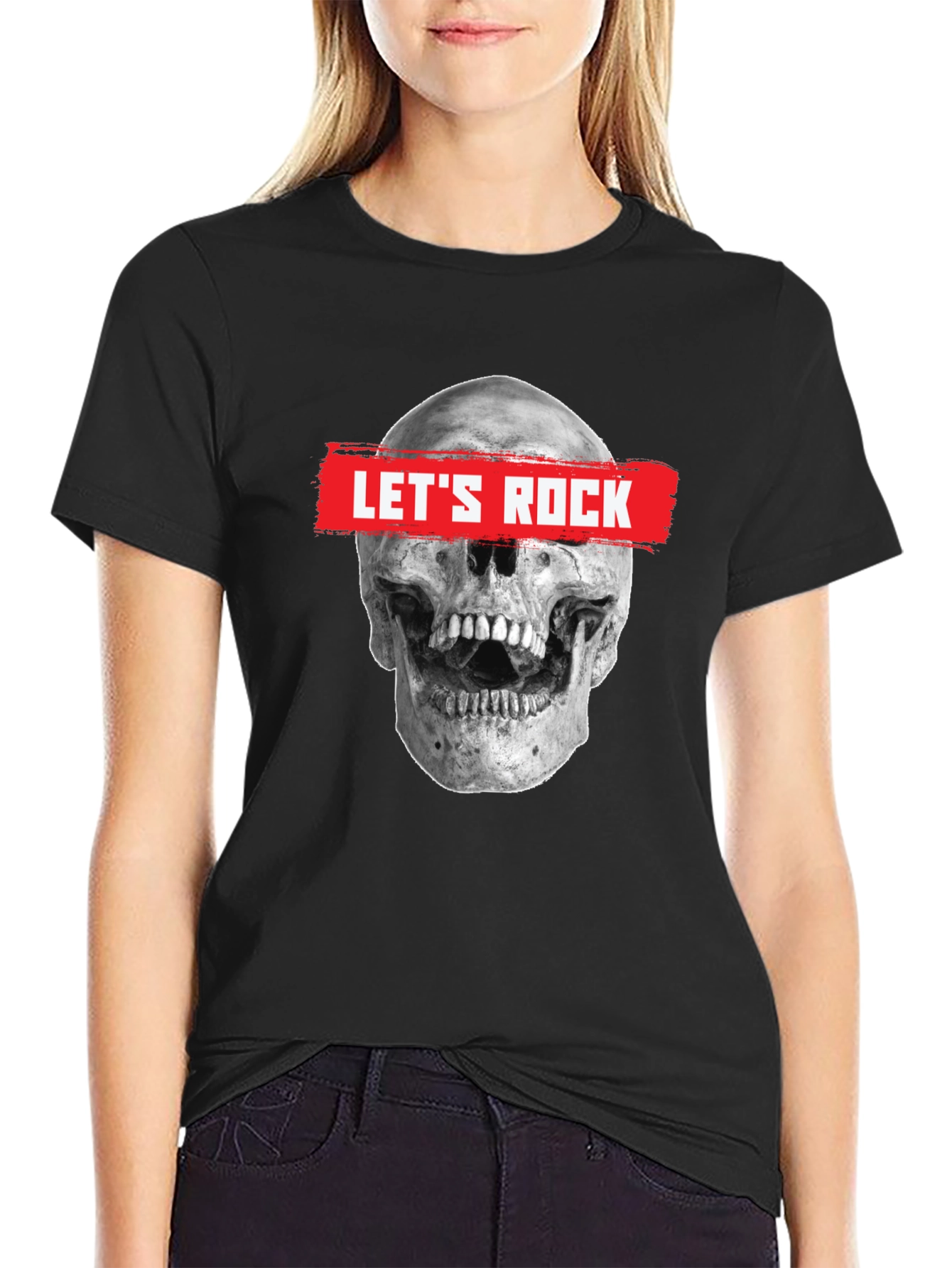 Lets Rock Skull Graphic Tee