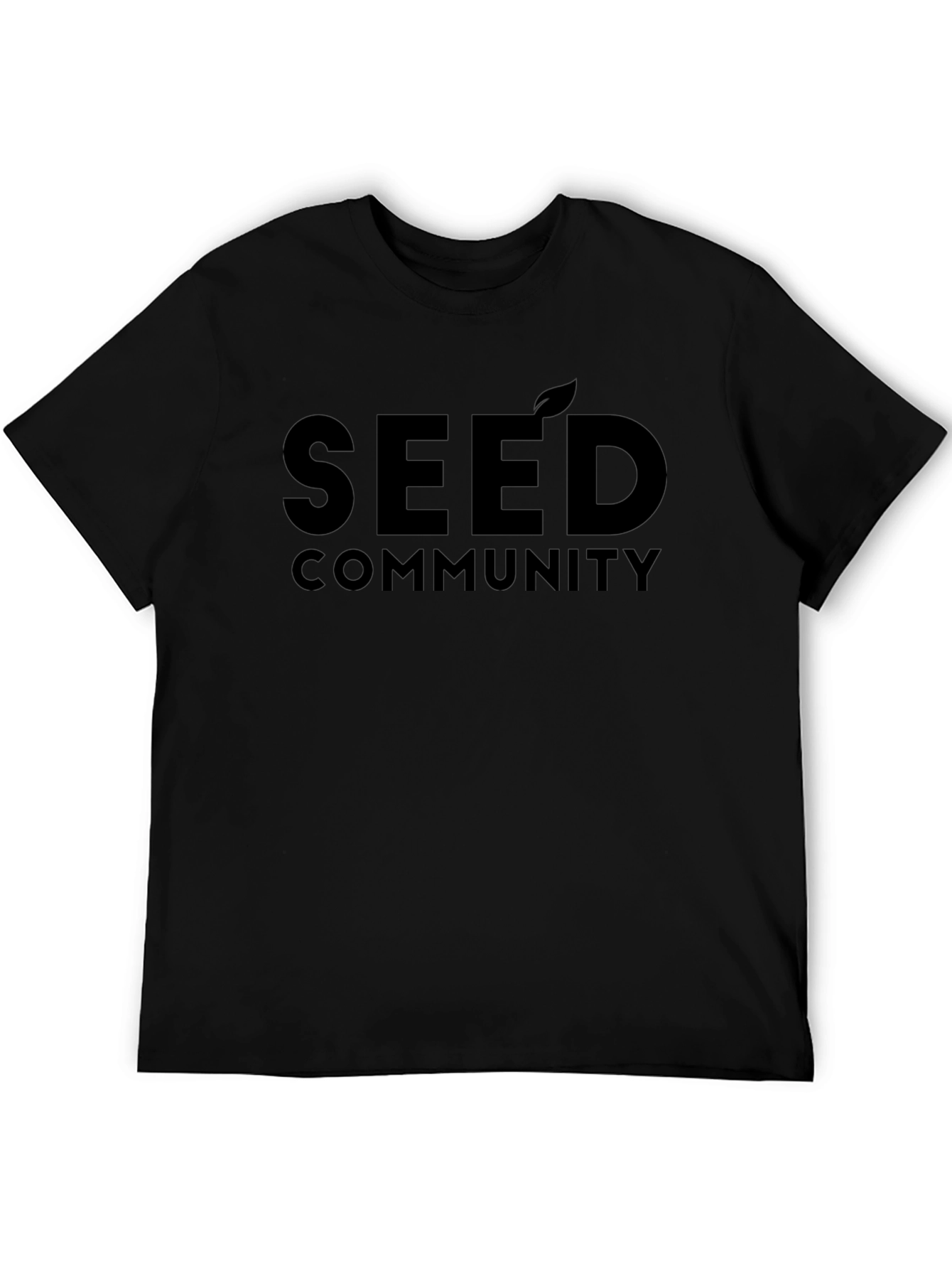 Seed Community Black Graphic Tee