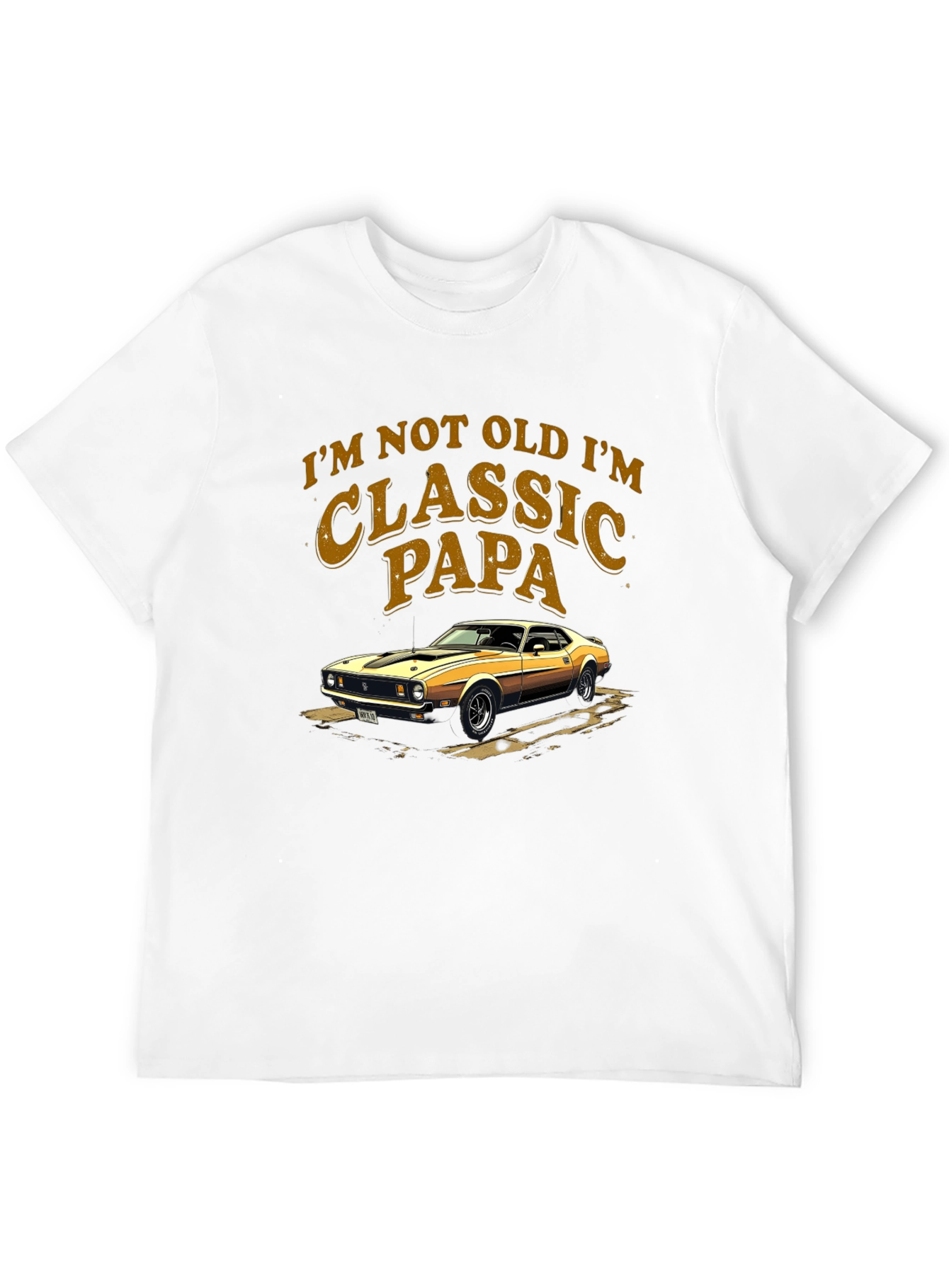 Classic Papa Car Graphic T-Shirt