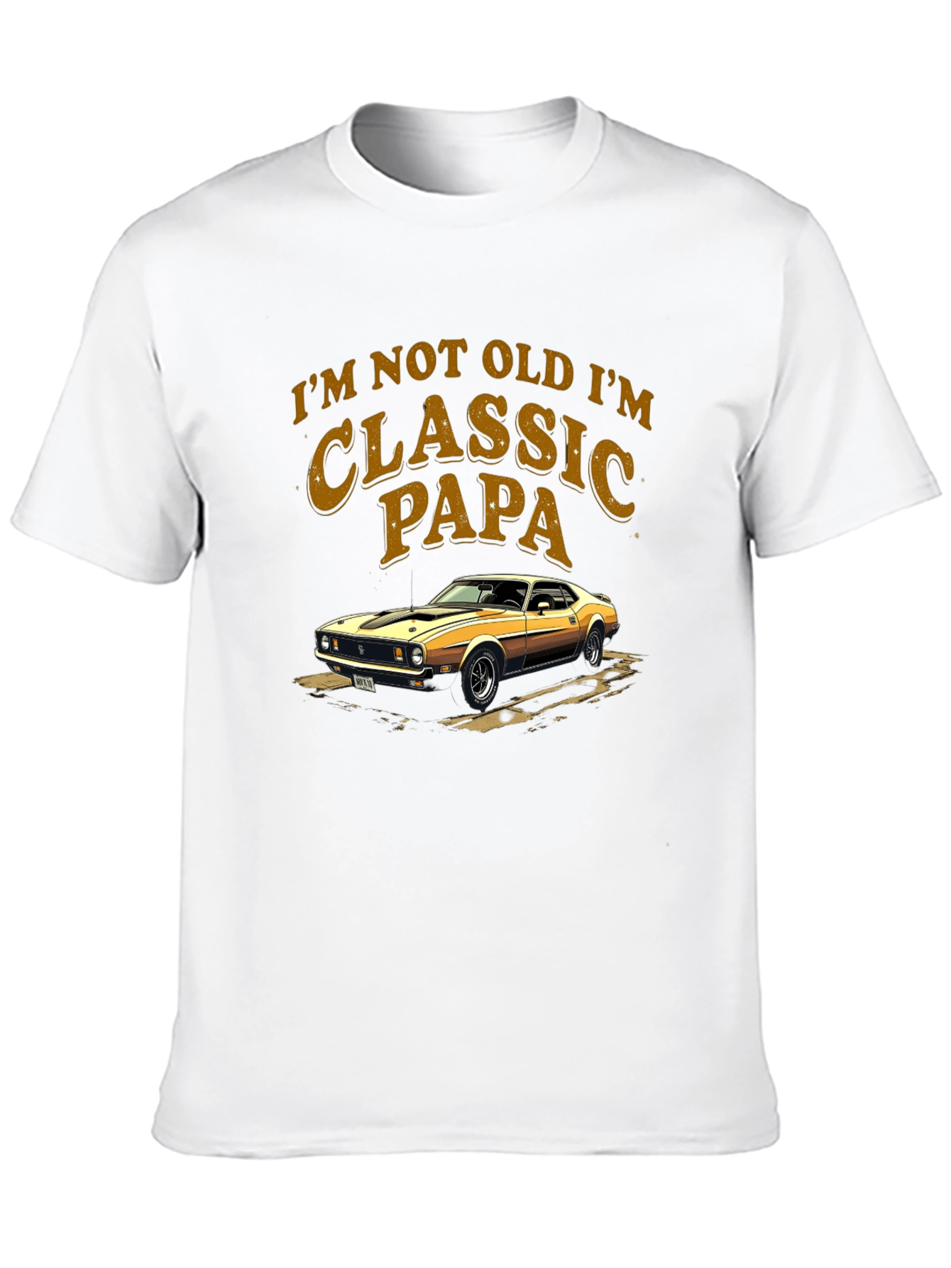 Classic Papa Car Graphic T-Shirt