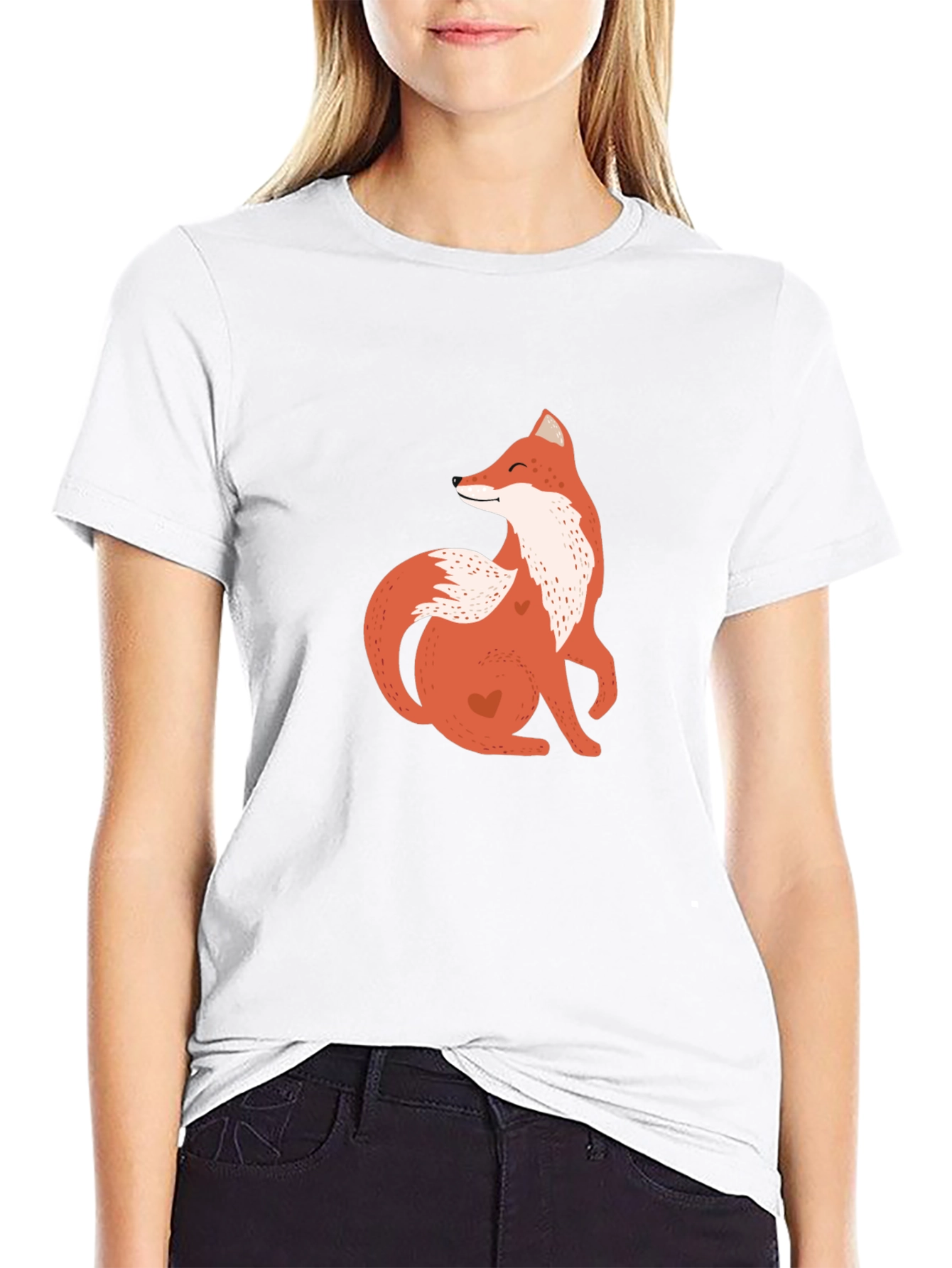 Fox Graphic Tee - Black Casual Comfort