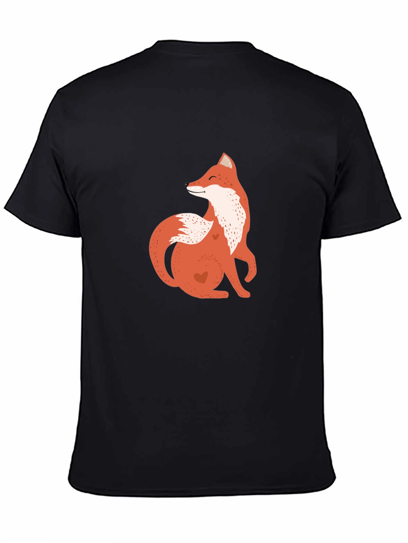 Fox Graphic Tee - Black Casual Comfort