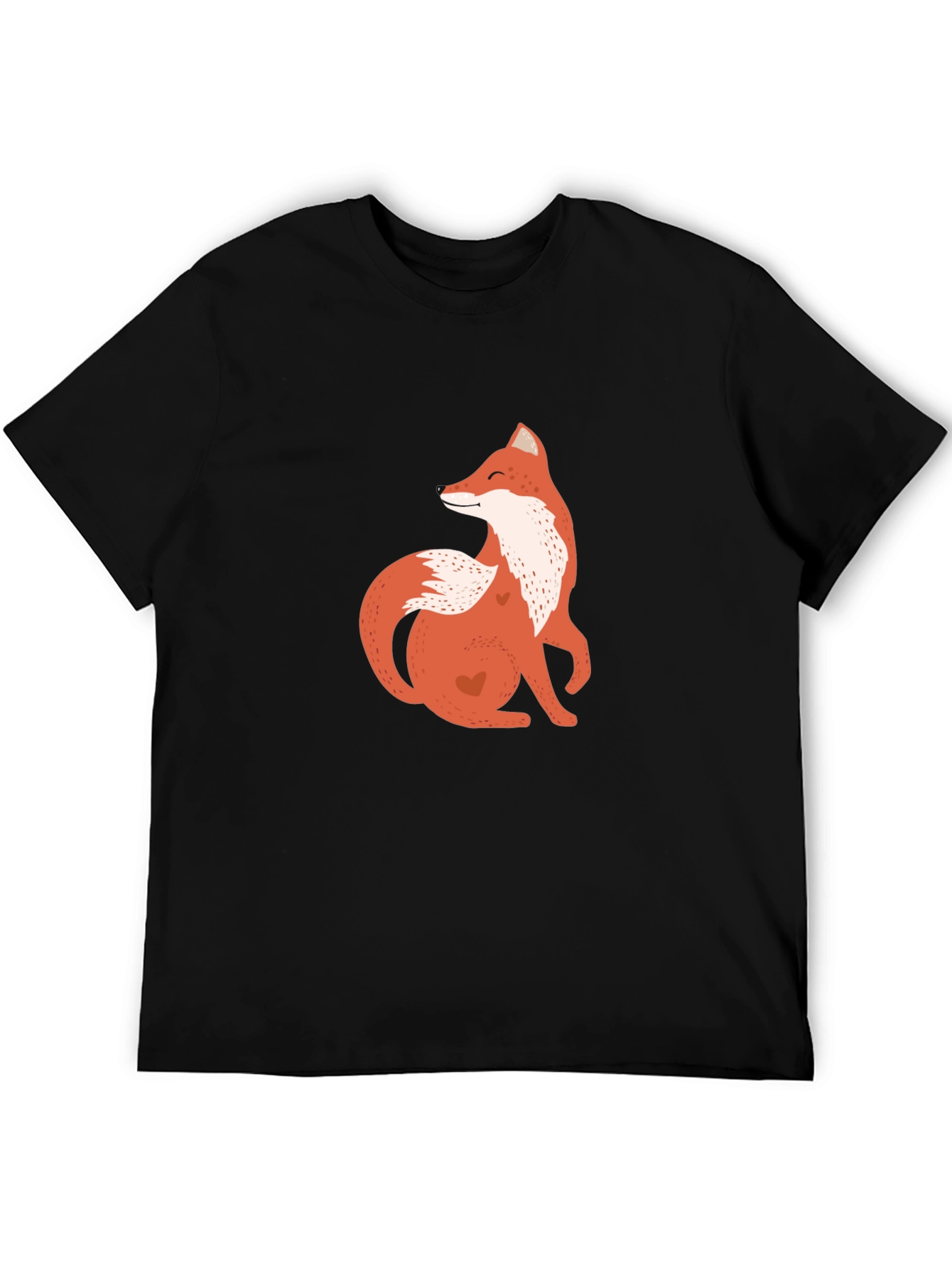 Fox Graphic Tee - Black Casual Comfort