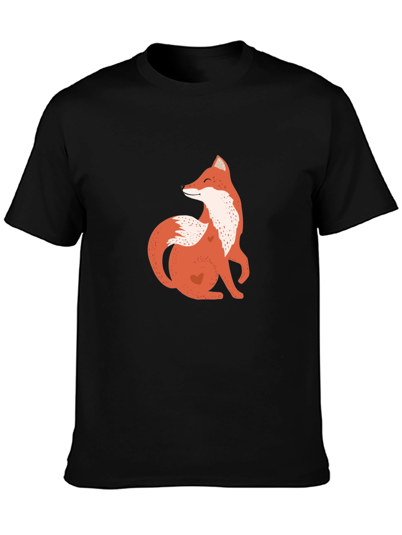 Fox Graphic Tee - Black Casual Comfort