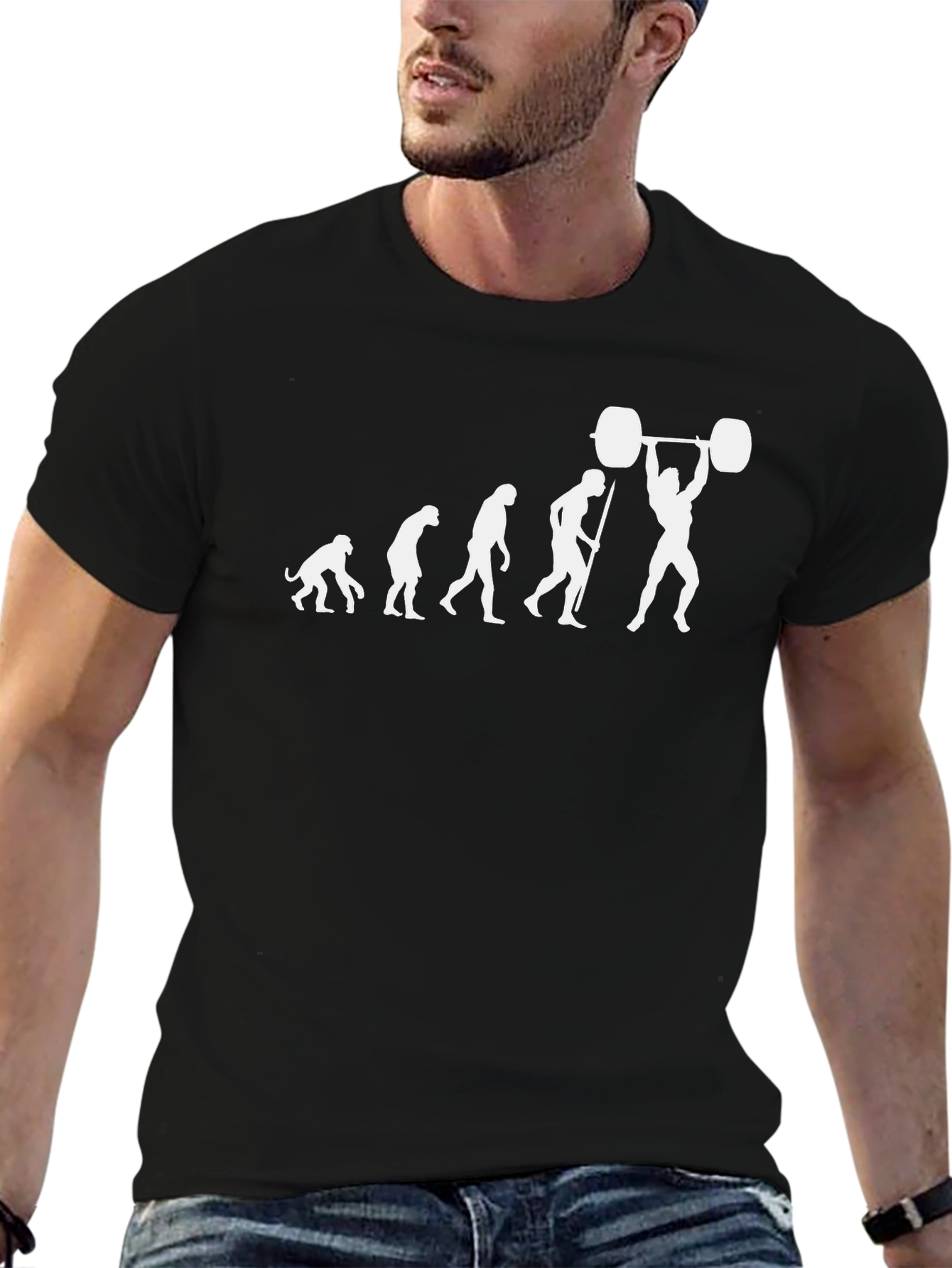Evolution Weightlifting Graphic Tee - Black