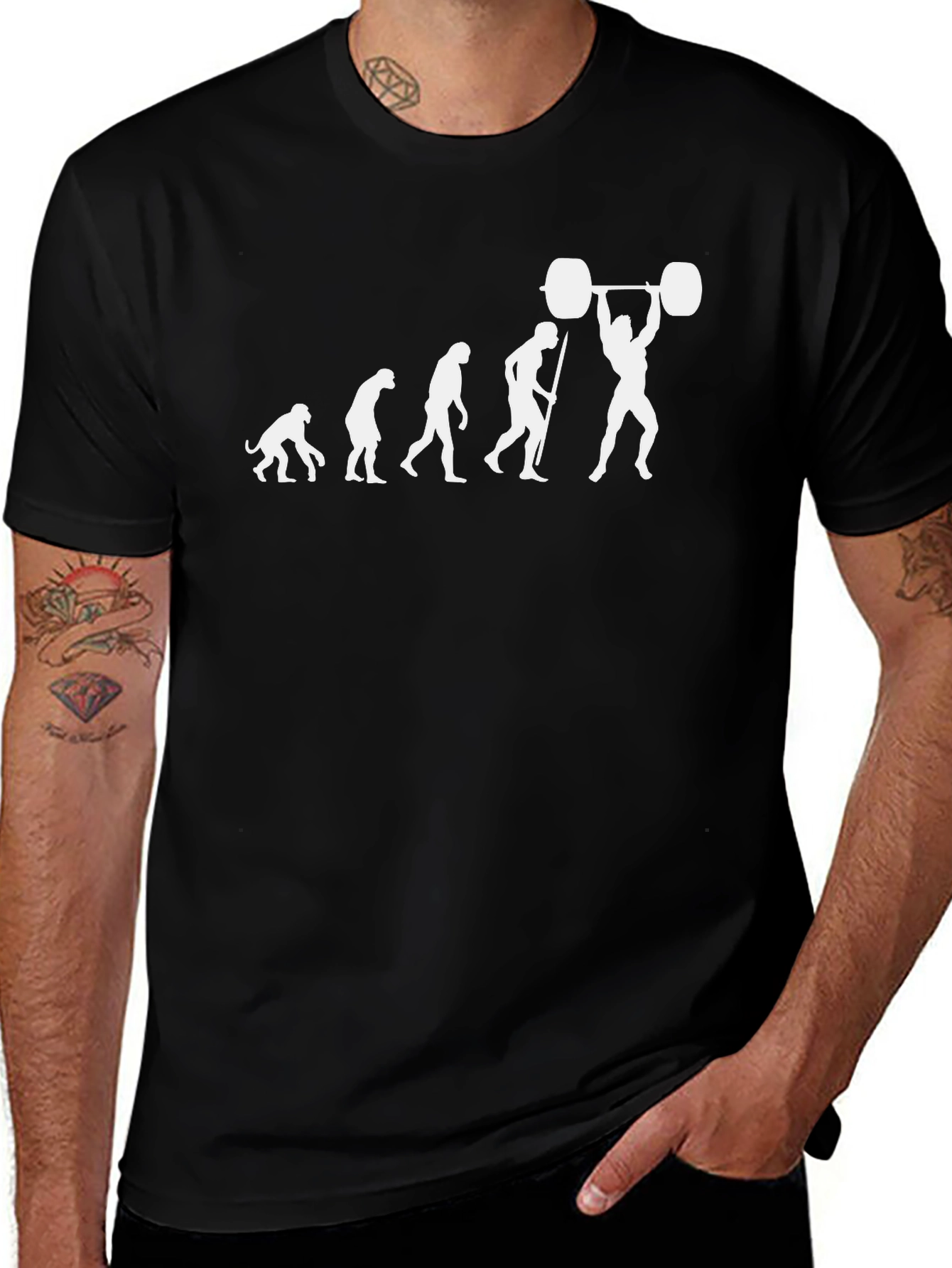 Evolution Weightlifting Graphic Tee - Black