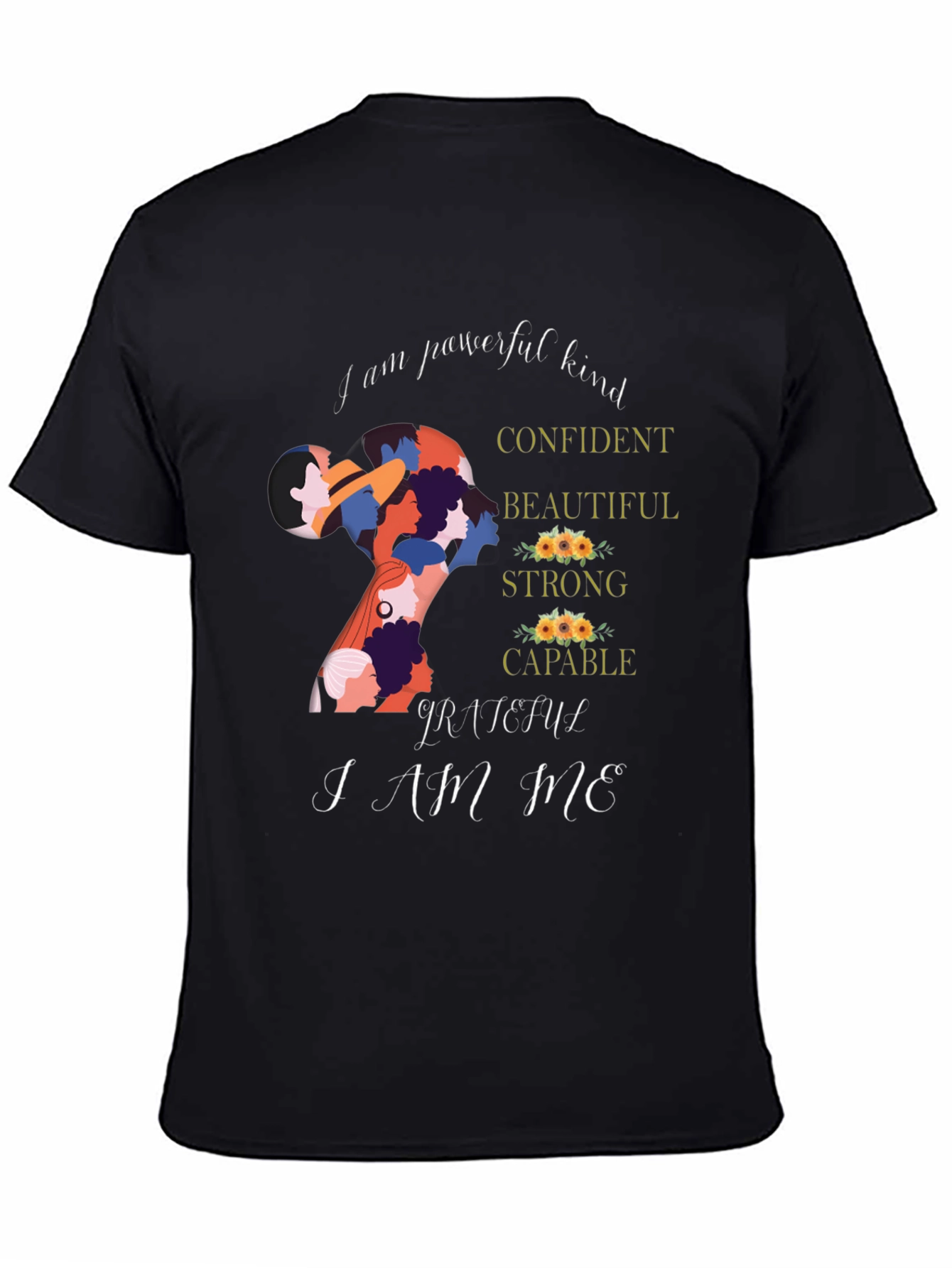Empowered Women T-Shirt: Kind Confident and Capable