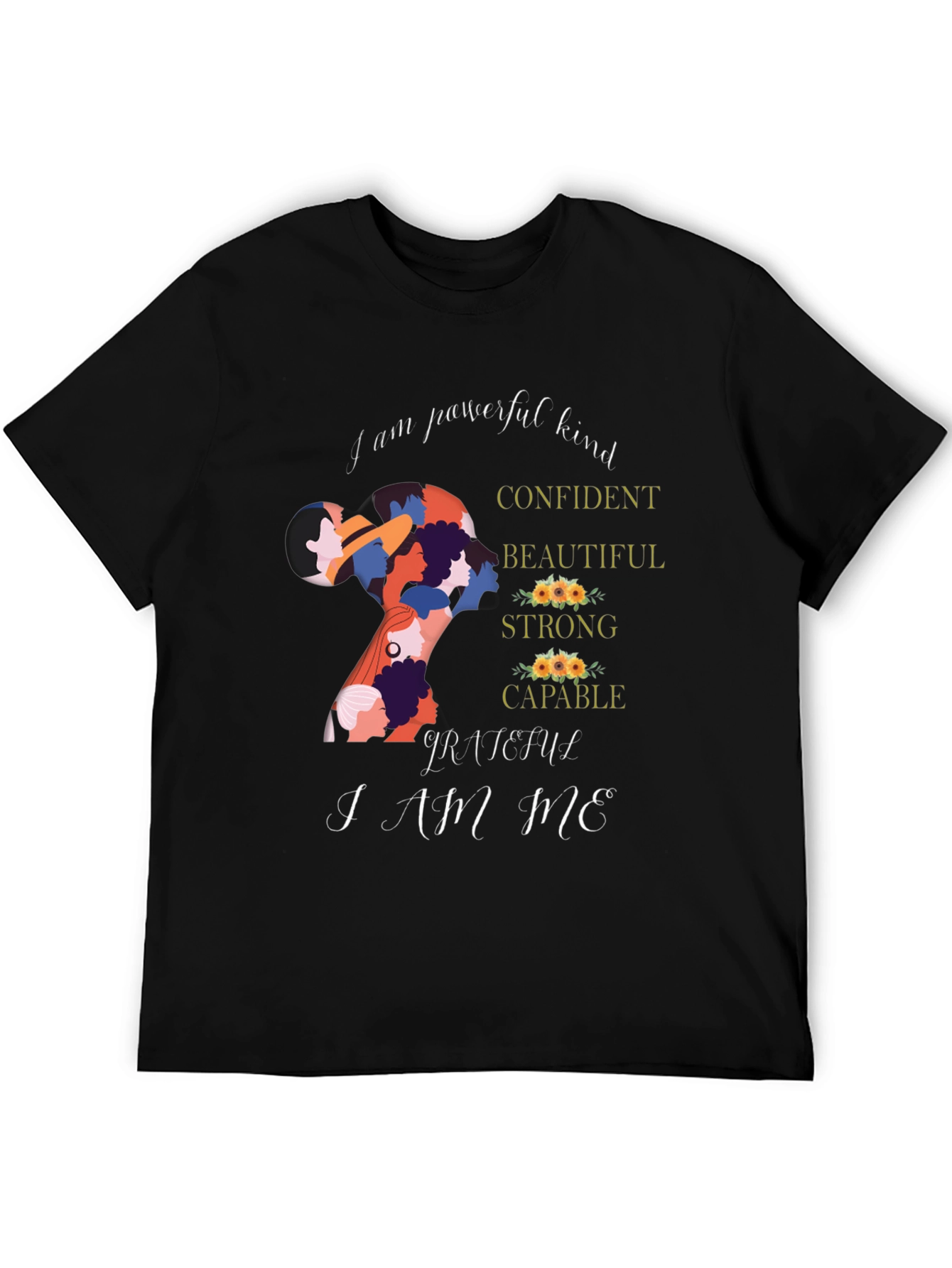 Empowered Women T-Shirt: Kind Confident and Capable