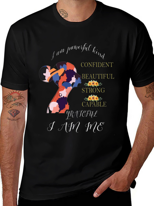 Empowered Women T-Shirt: Kind Confident and Capable