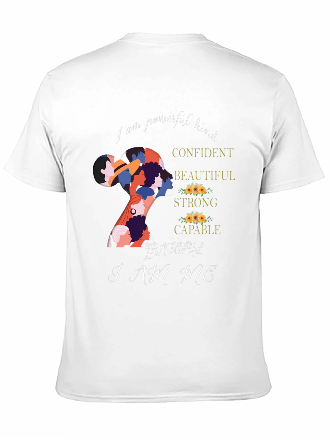 Empowered Women T-Shirt: Kind Confident and Capable