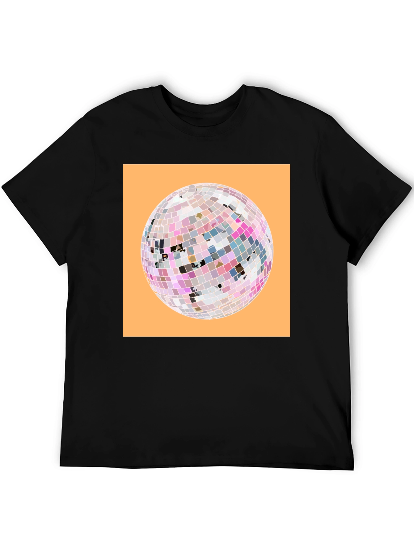 Disco Ball Graphic Tee - Retro Party Shirt