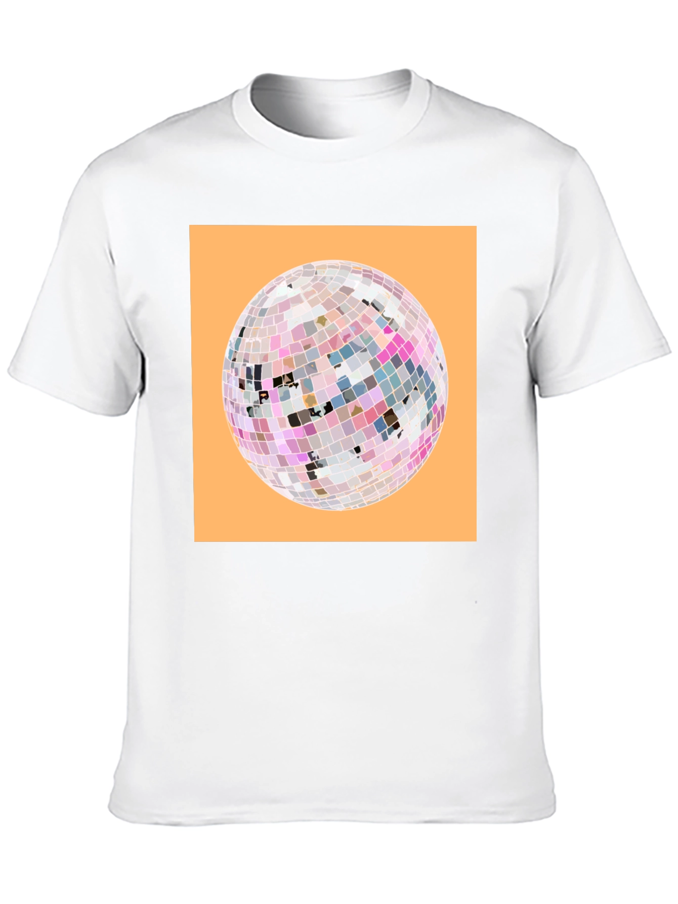 Disco Ball Graphic Tee - Retro Party Shirt