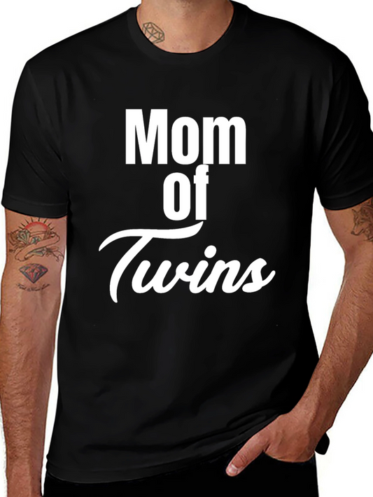 Mom of Twins T-Shirt - Soft Cotton Blend