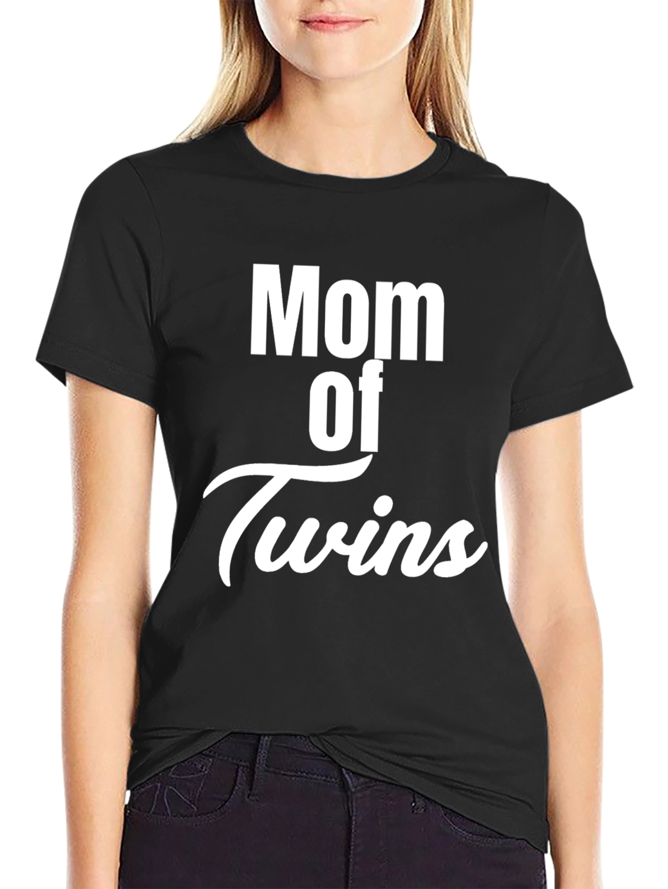 Mom of Twins T-Shirt - Soft Cotton Blend