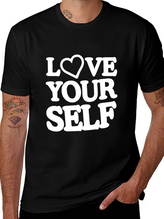 Love Yourself Black Graphic Tee