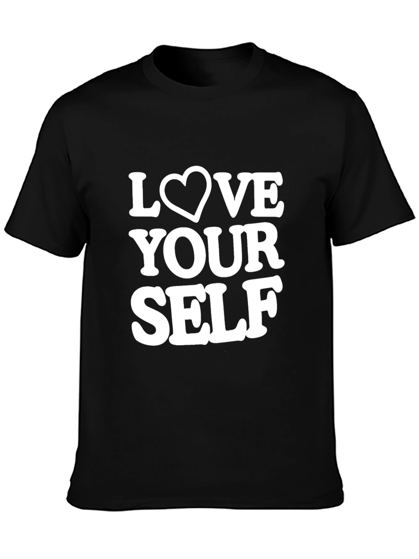 Love Yourself Black Graphic Tee