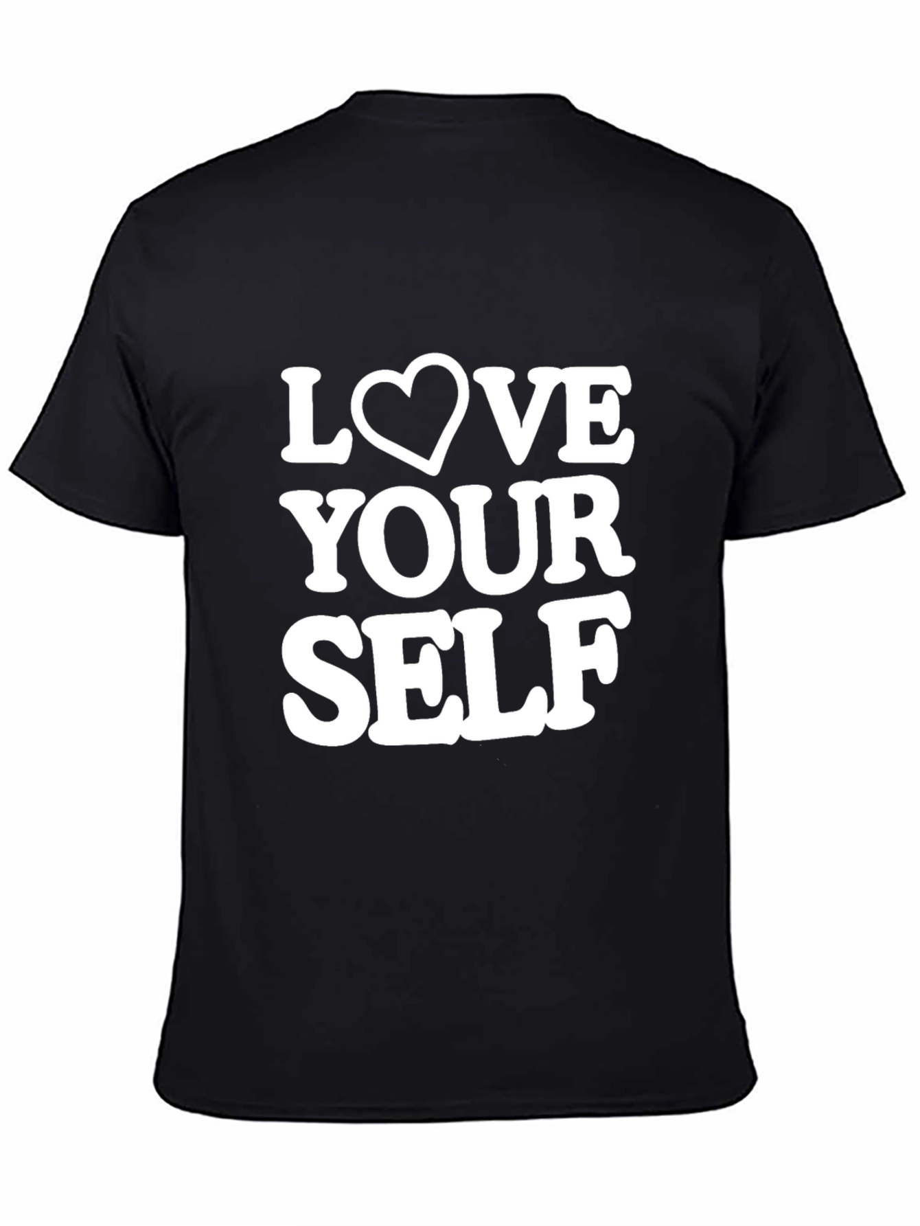 Love Yourself Black Graphic Tee