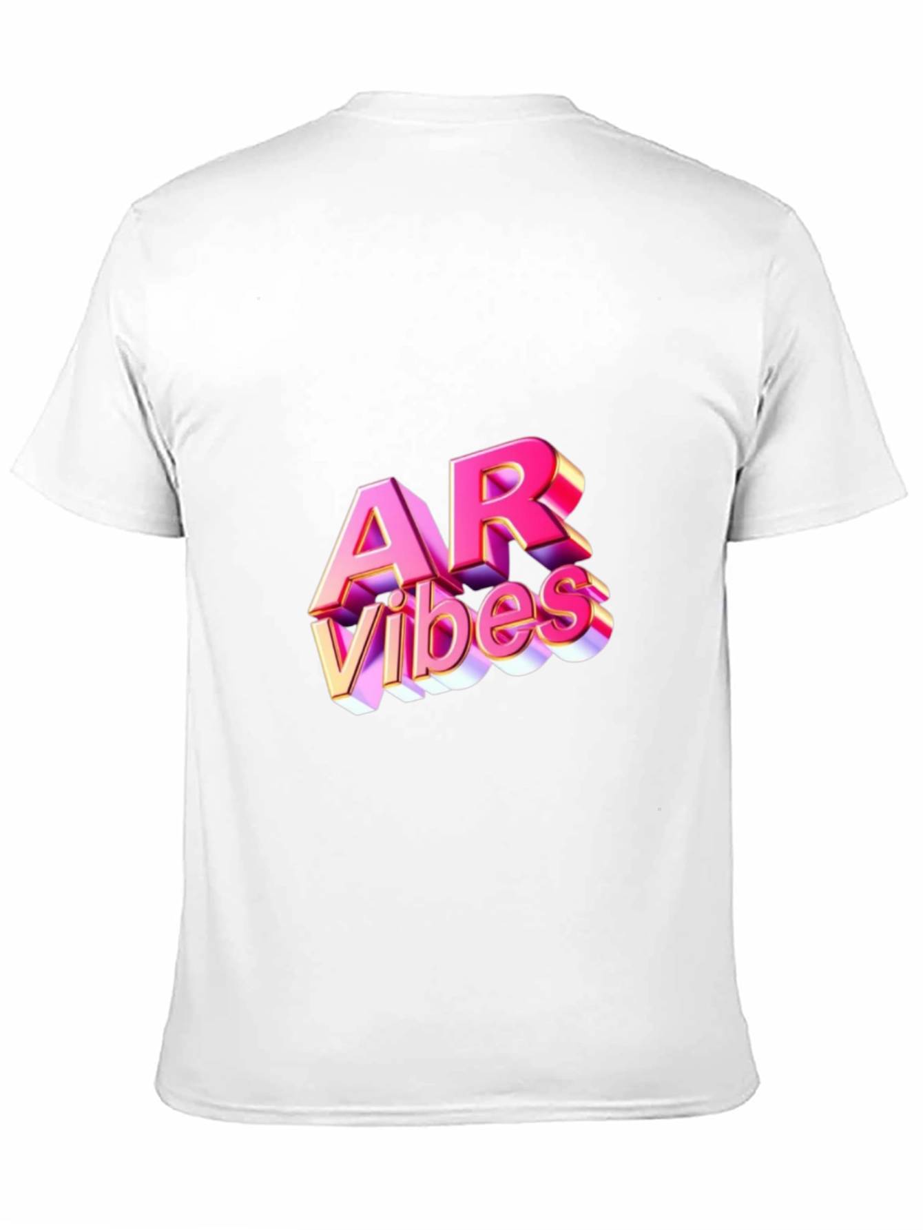 AR Vibes Black T-Shirt Trendy Casual Wear