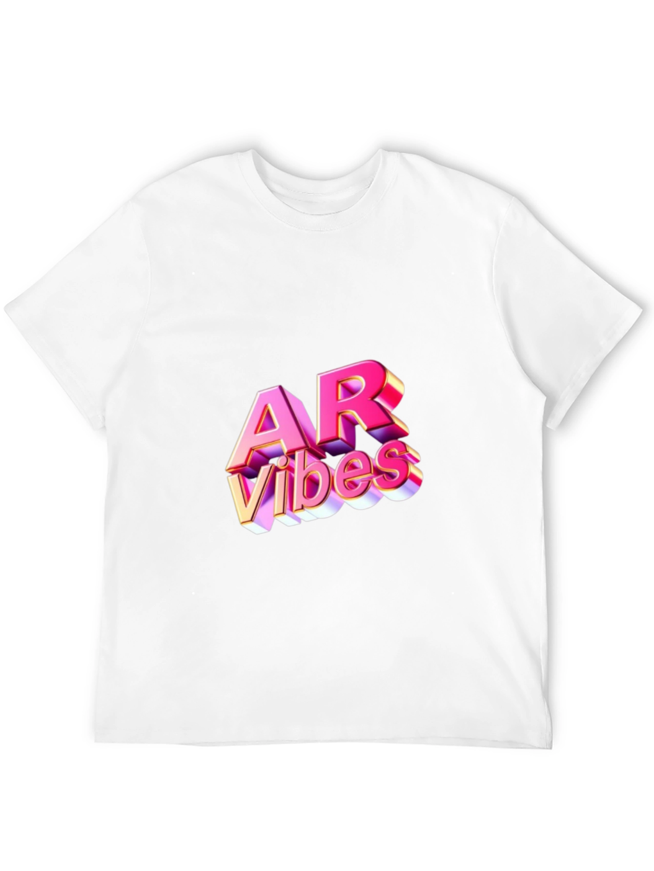 AR Vibes Black T-Shirt Trendy Casual Wear