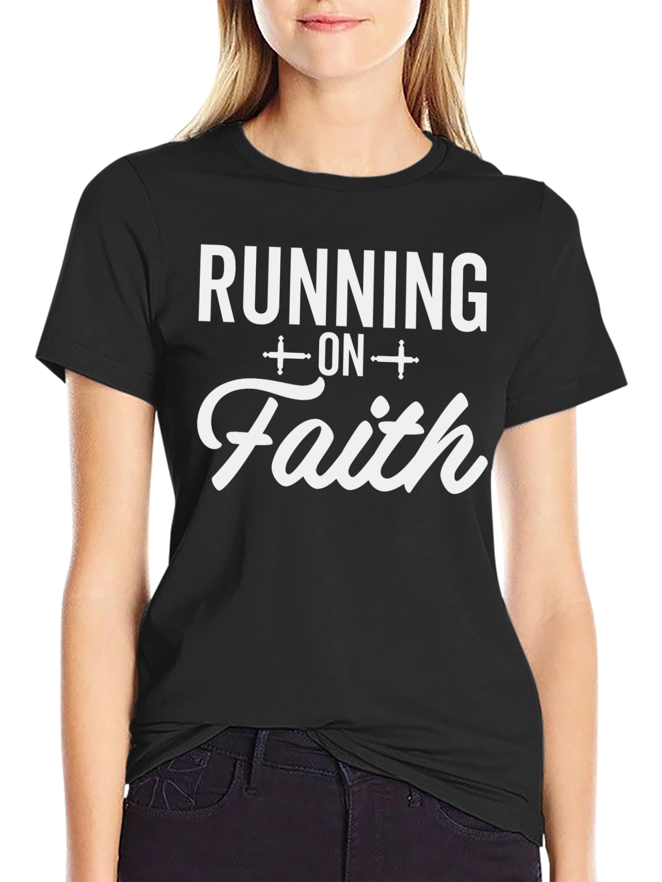 Running on Faith Graphic T-Shirt