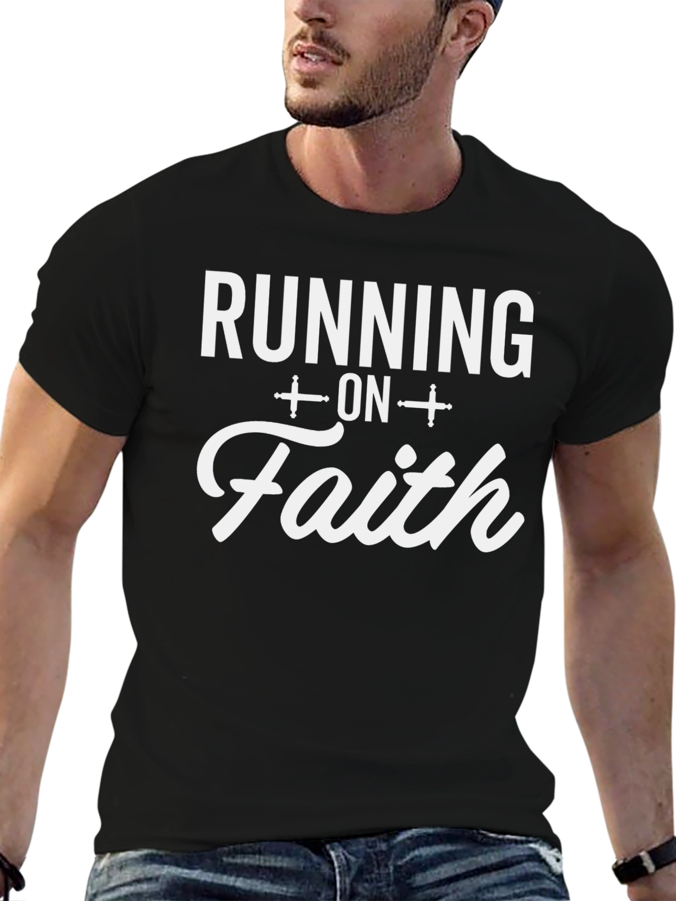 Running on Faith Graphic T-Shirt