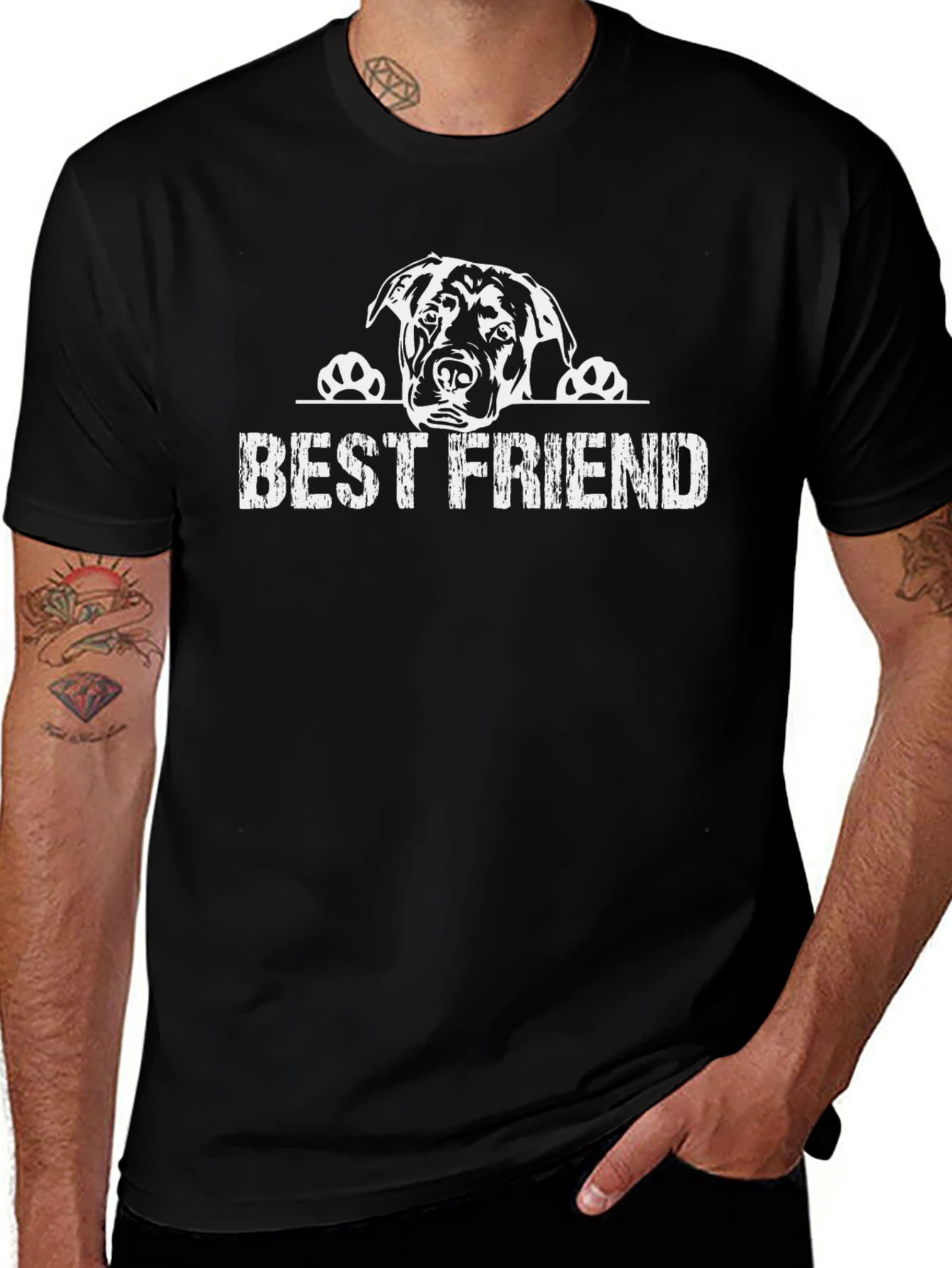 Dog Best Friend Graphic T-Shirt