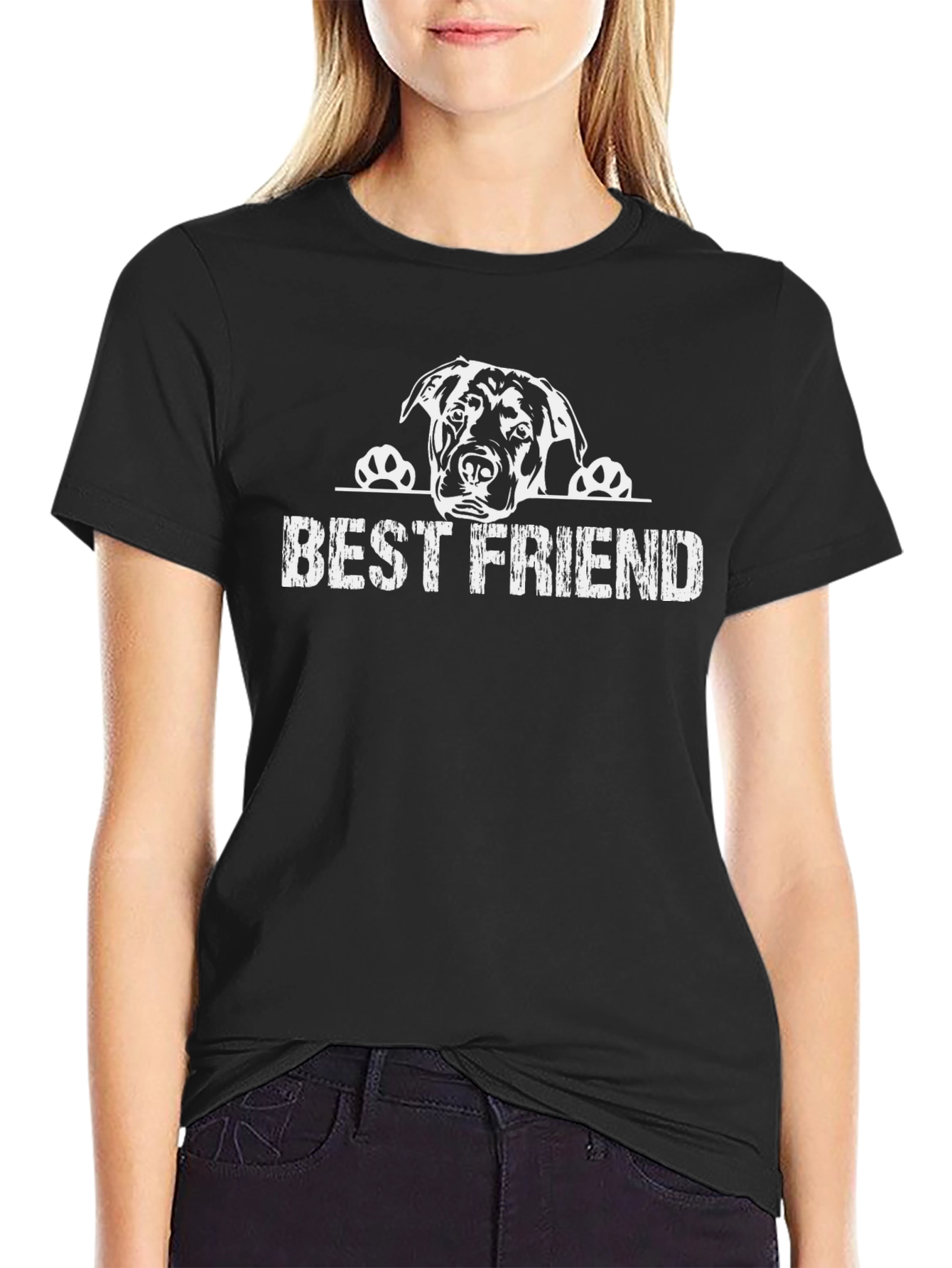 Dog Best Friend Graphic T-Shirt
