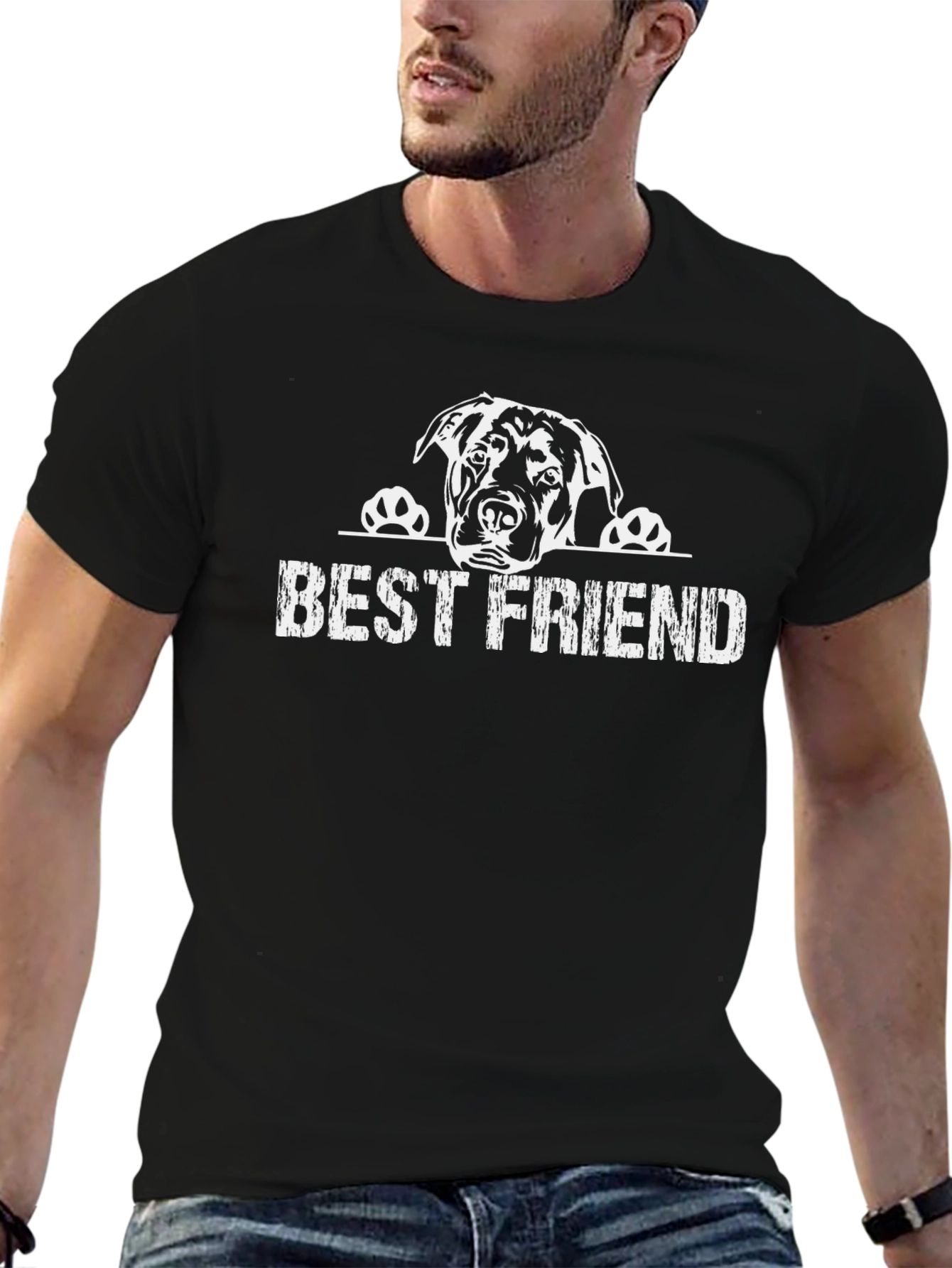 Dog Best Friend Graphic T-Shirt