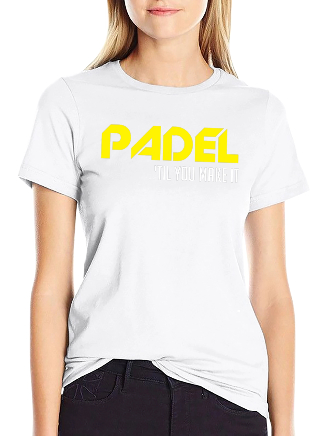 Padel Til You Make It T-Shirt - Black