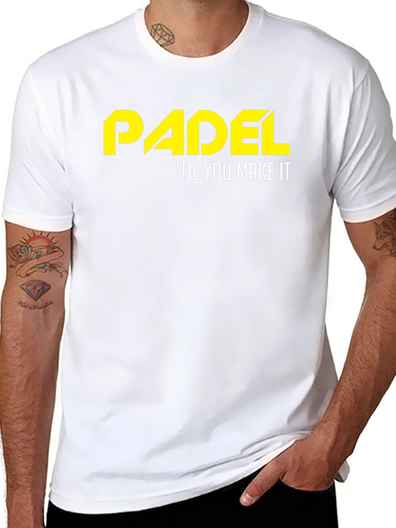 Padel Til You Make It T-Shirt - Black