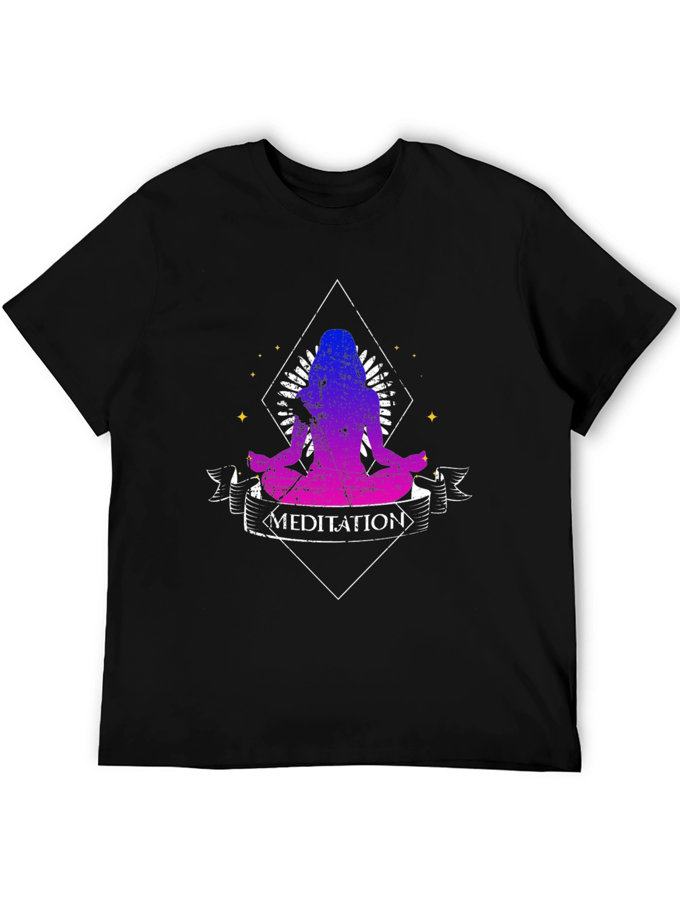 Meditation Graphic Tee - Yoga Zen Shirt