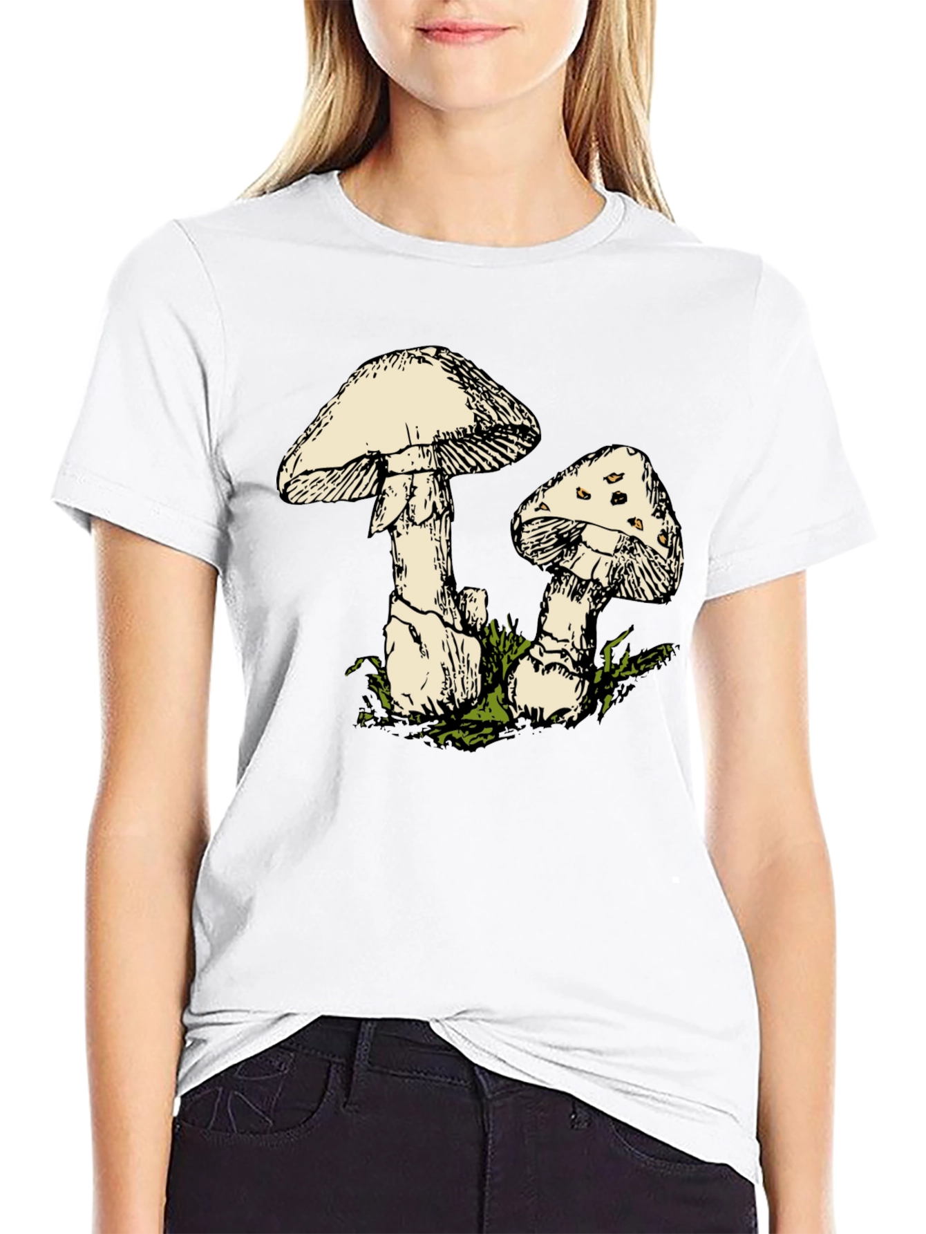 Mushroom Graphic T-Shirt - Nature Inspired Tee