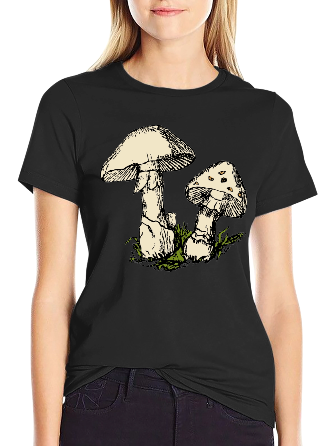 Mushroom Graphic T-Shirt - Nature Inspired Tee