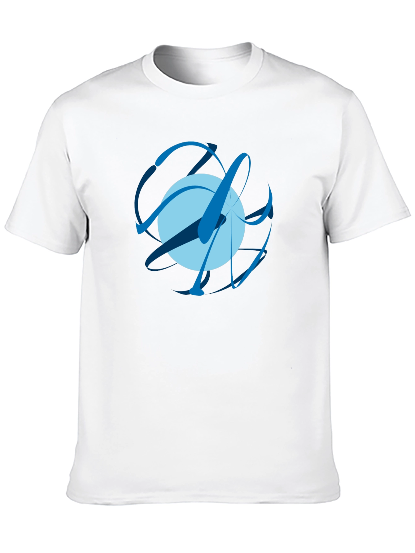 Abstract Orb Graphic Tee - Modern Art T-Shirt