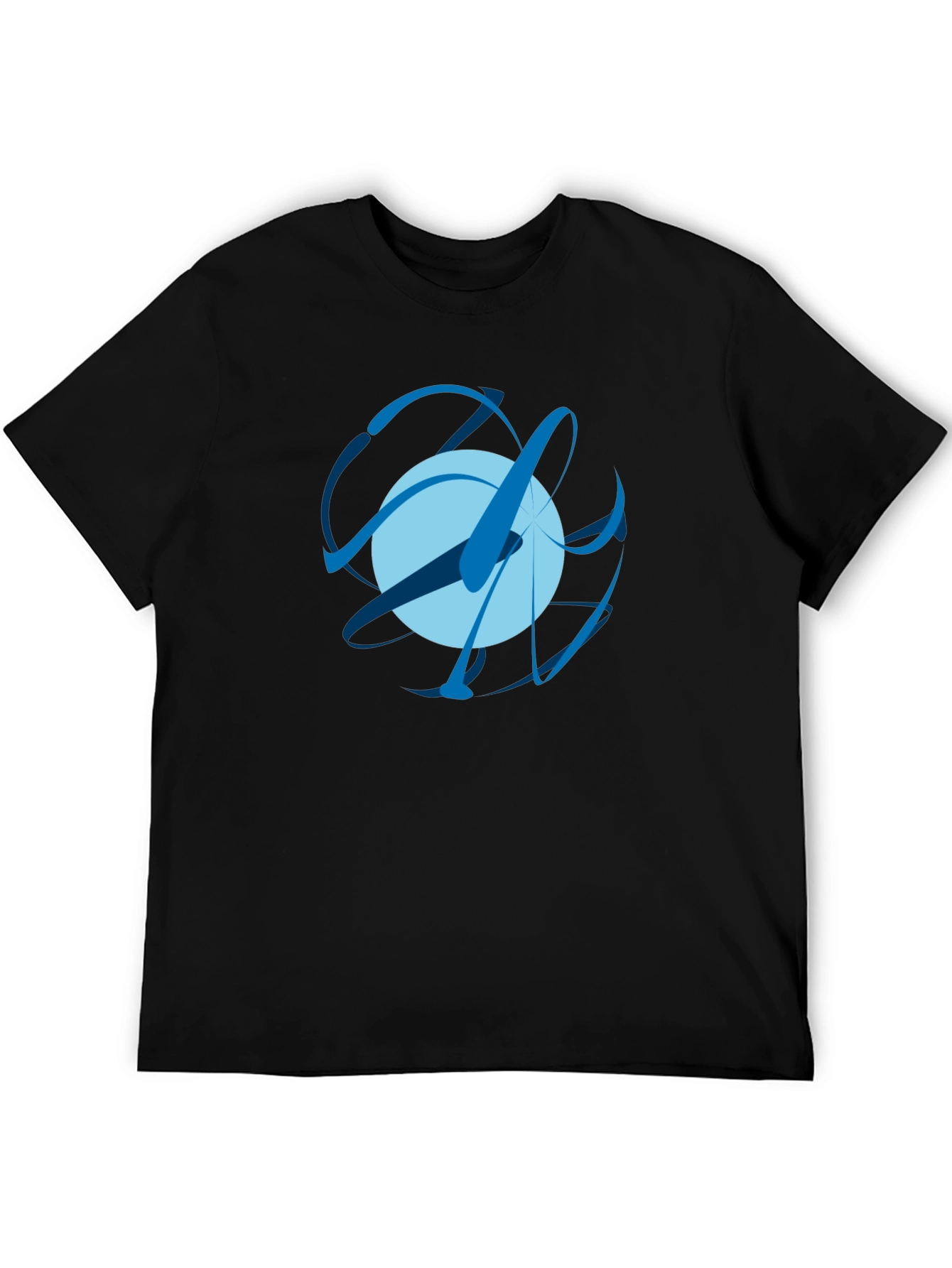 Abstract Orb Graphic Tee - Modern Art T-Shirt