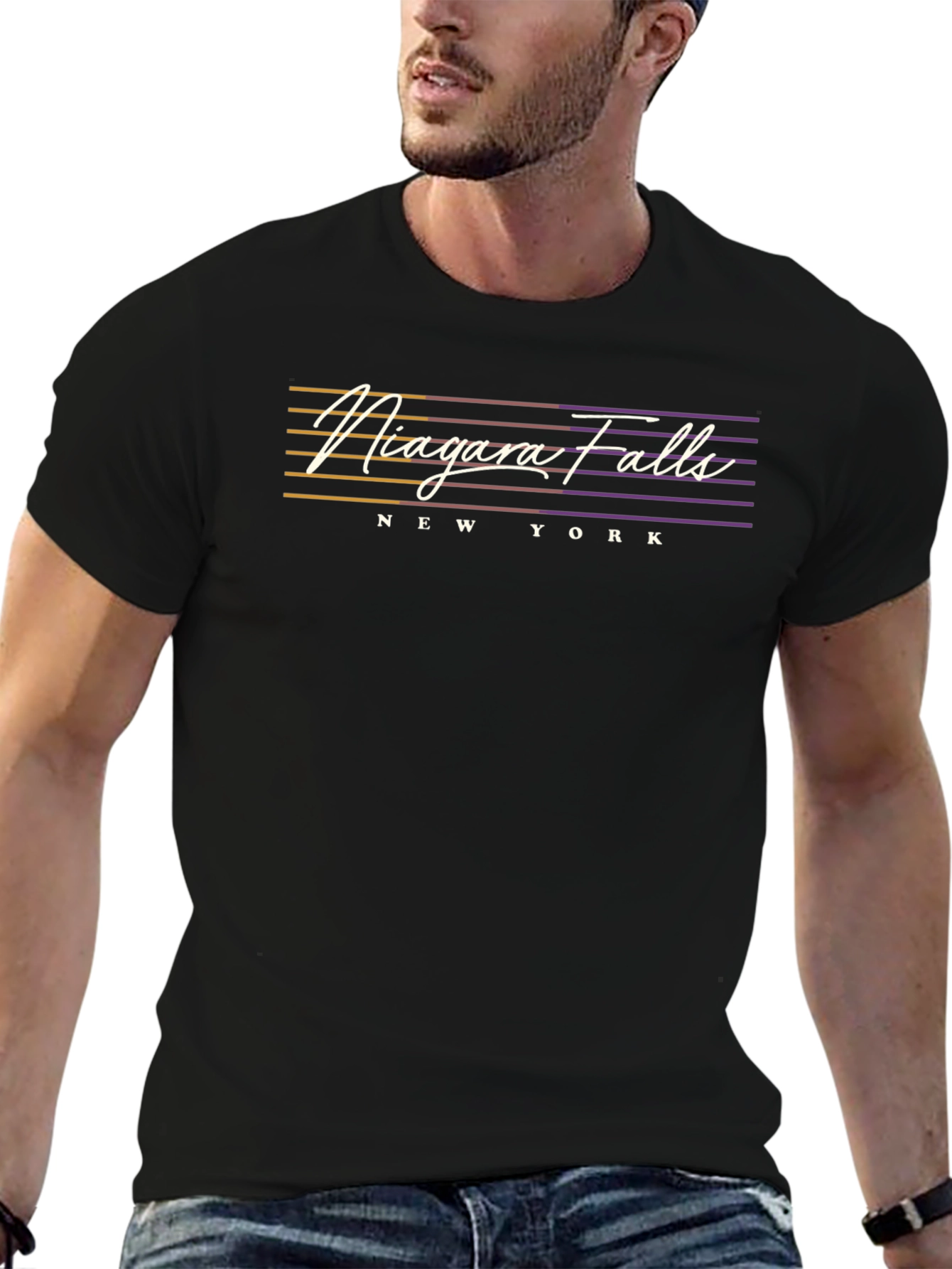 Niagara Falls New York T-Shirt - Black
