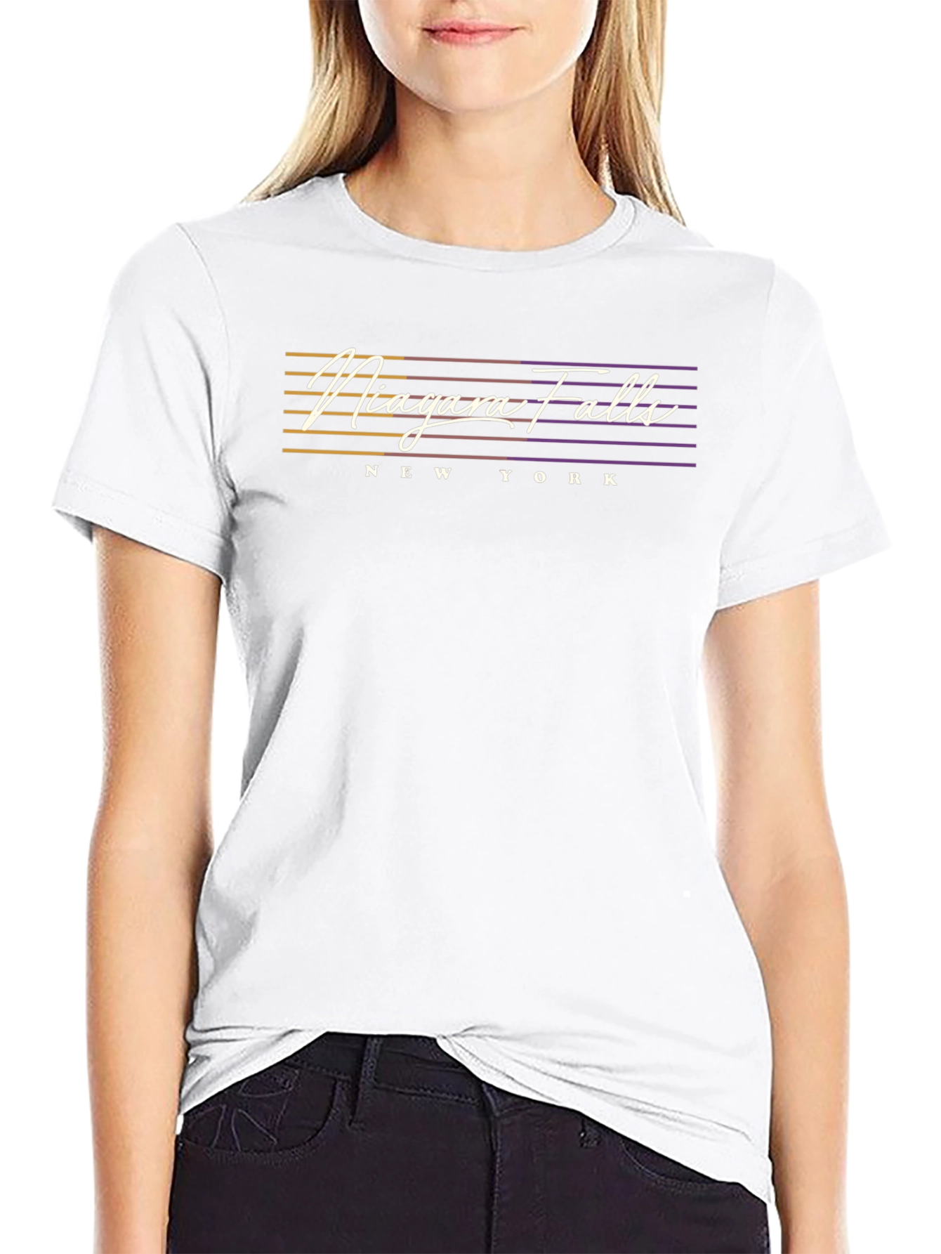 Niagara Falls New York T-Shirt - Black