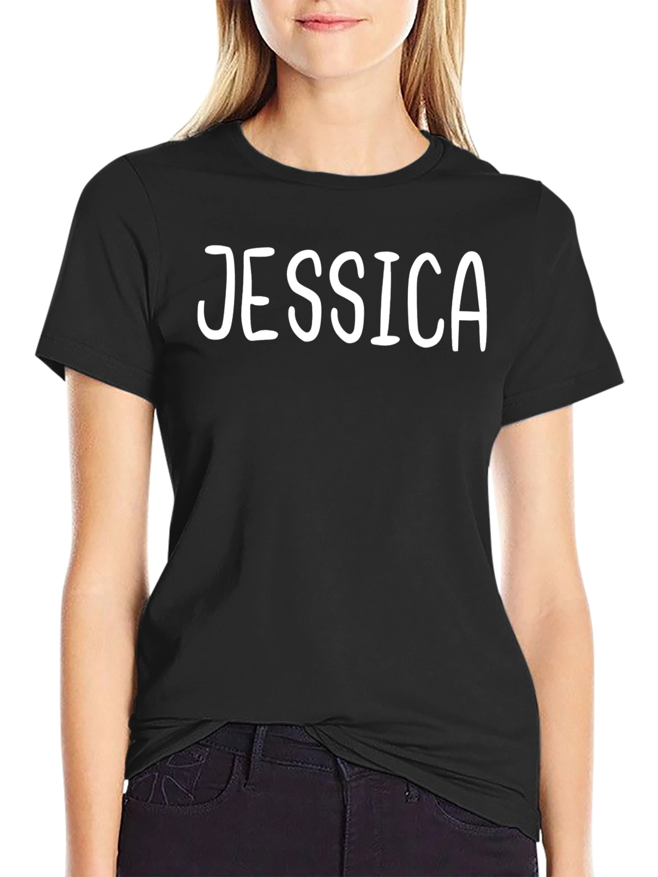 Personalized Jessica Name T-Shirt - Custom Womens Tee
