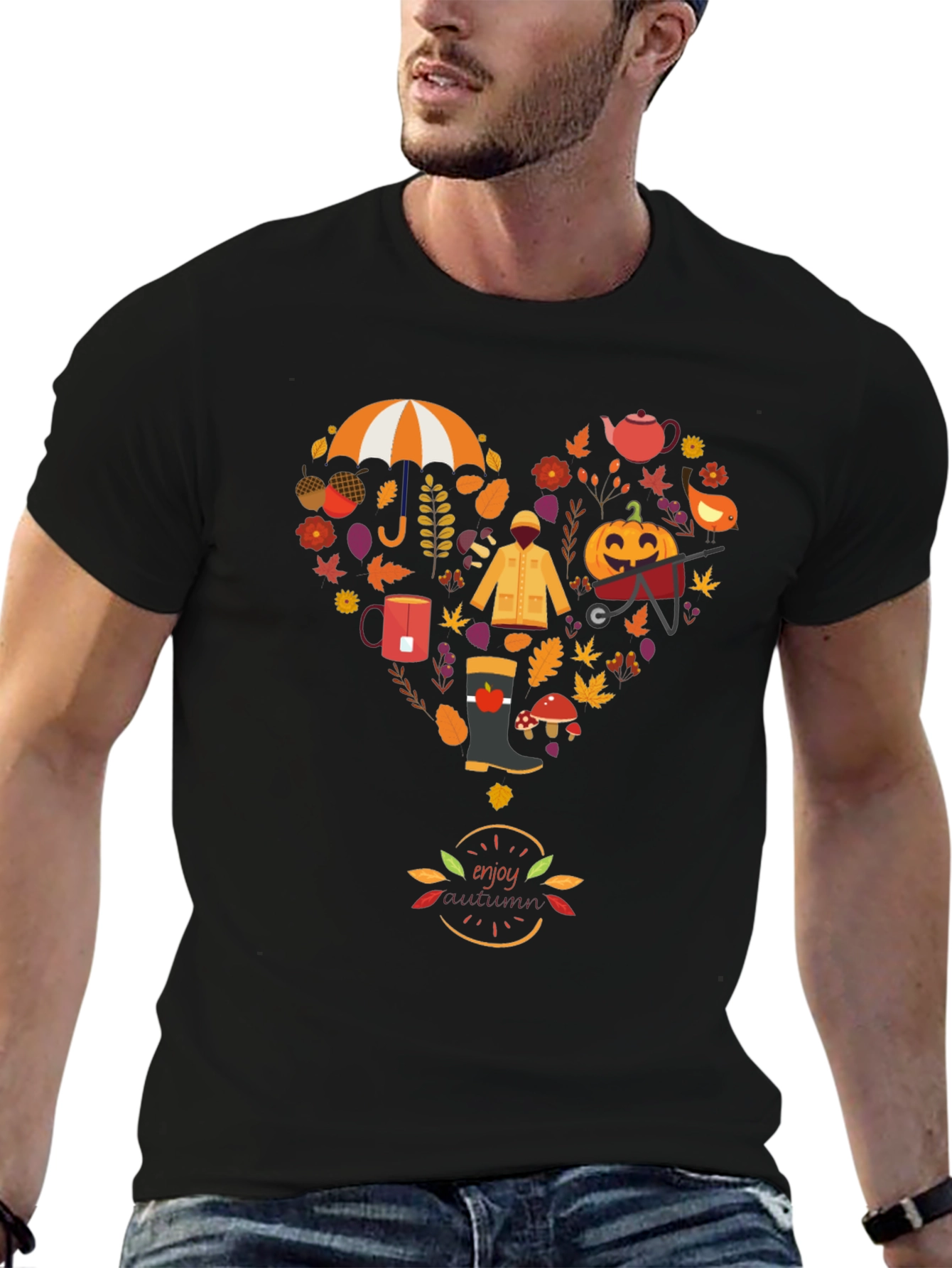 Autumn Love Graphic T-Shirt