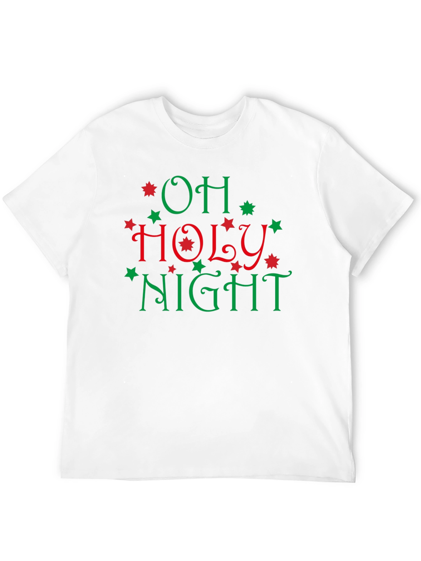 Oh Holy Night Christmas Holiday Graphic Tee