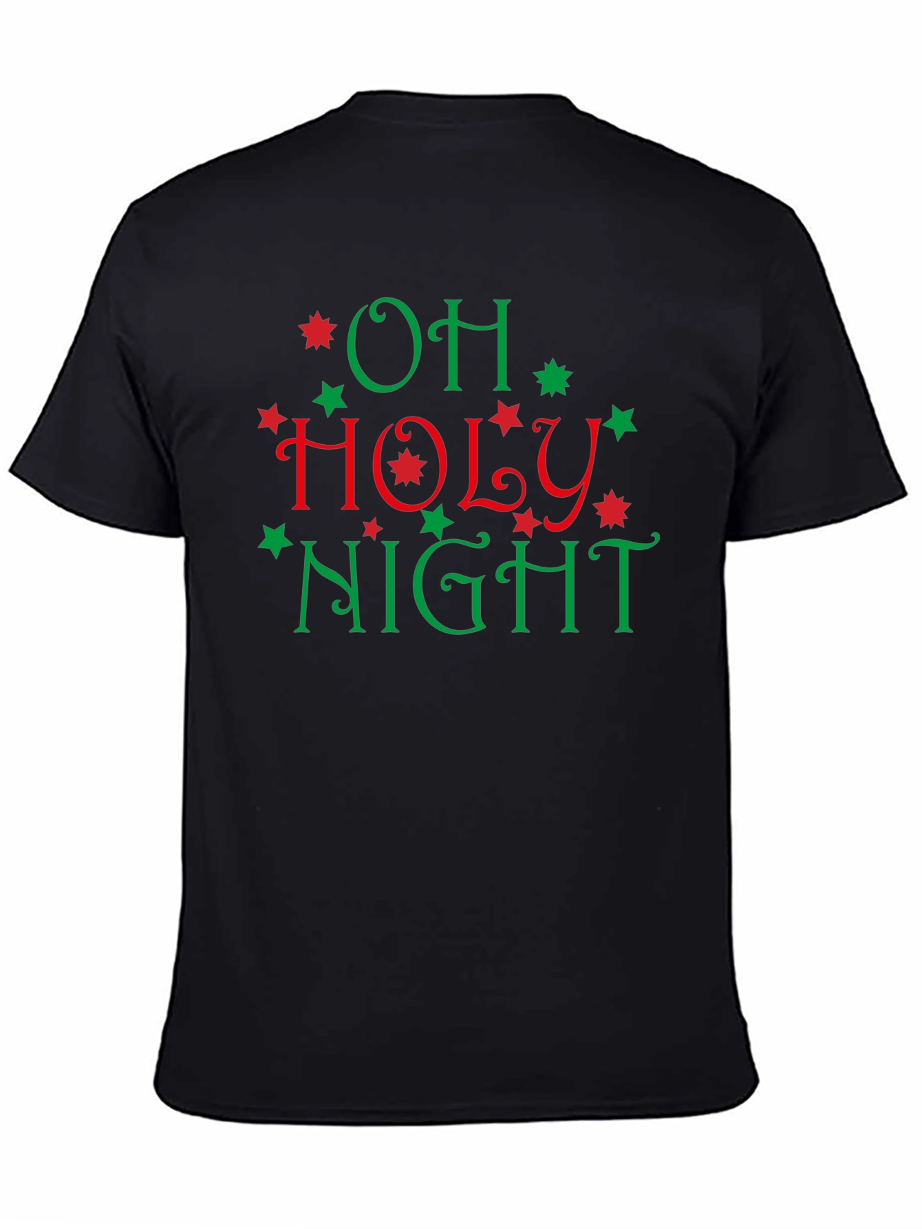 Oh Holy Night Christmas Holiday Graphic Tee