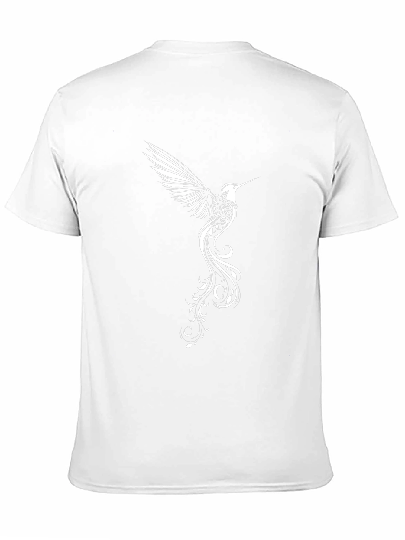 Hummingbird Graphic Tee - Stylish Black T-Shirt