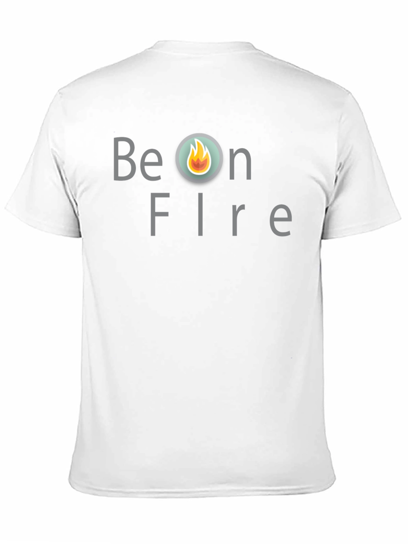 Be On Fire Graphic T-Shirt - Trendy Black Tee