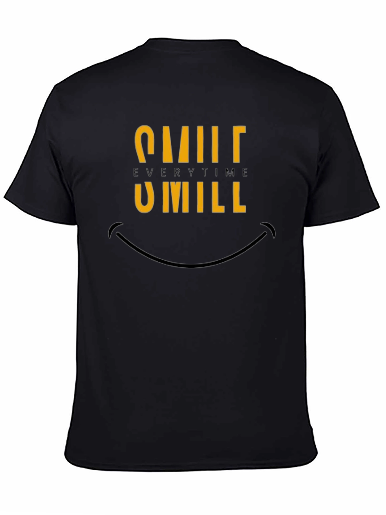 Smile Every Time Graphic Tee - Black